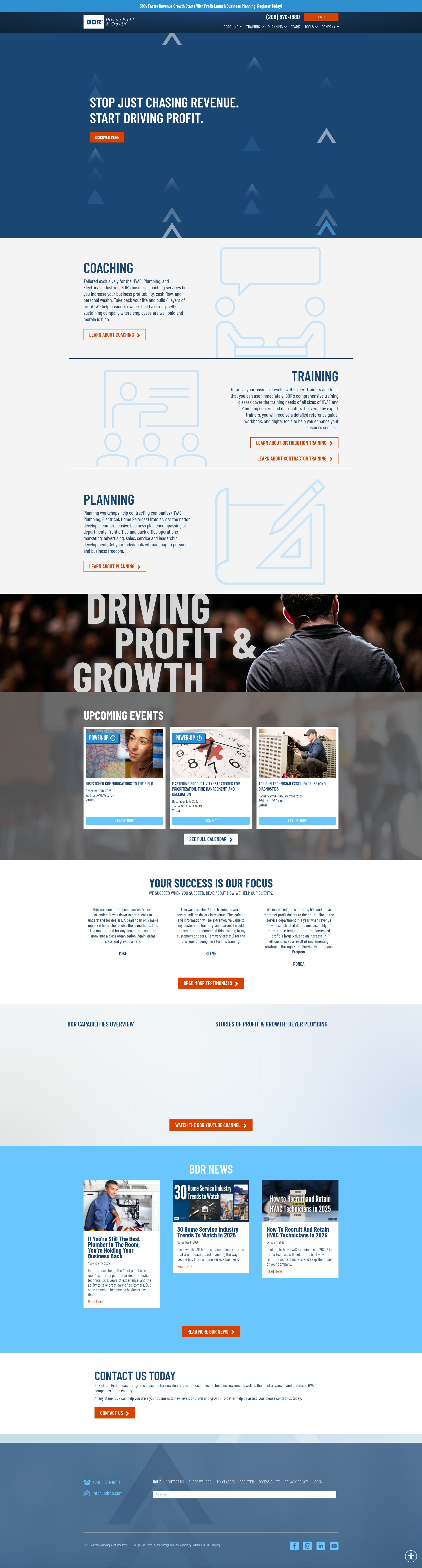 Screenshot of www.bdrco.com
