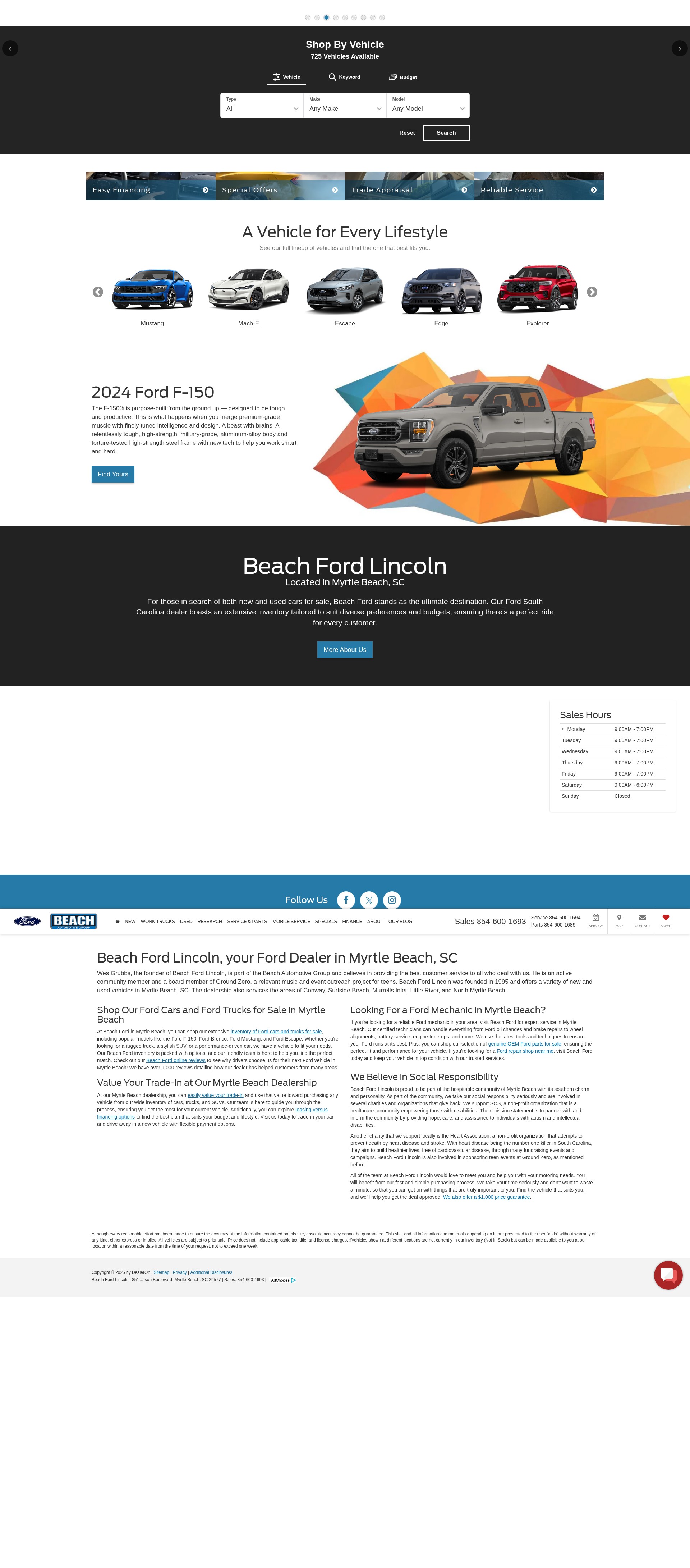 Screenshot of www.beachford.net