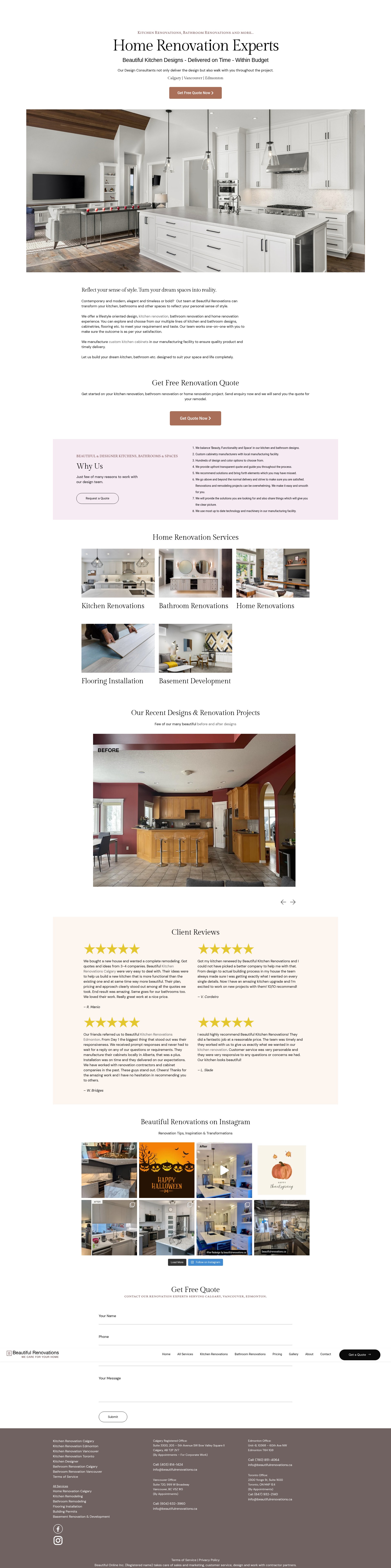 Screenshot of www.beautifulrenovations.ca