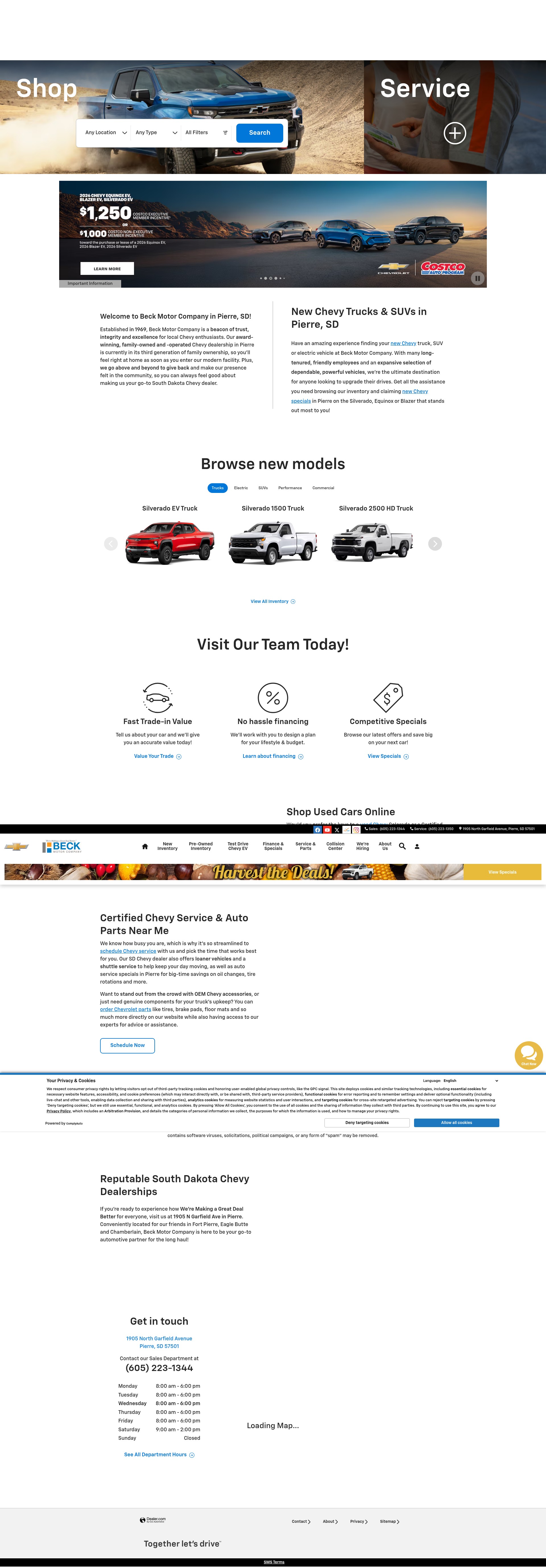 Screenshot of www.beck-motors.com