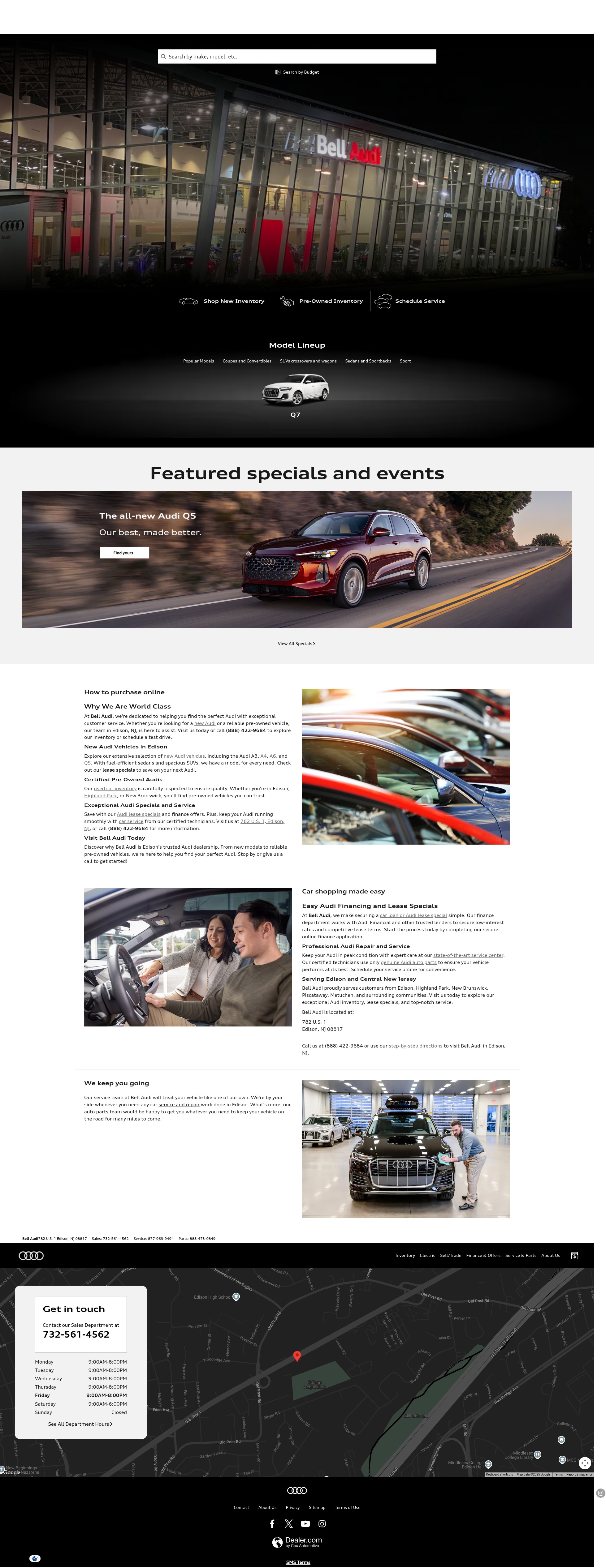 Screenshot of www.bellaudi.com