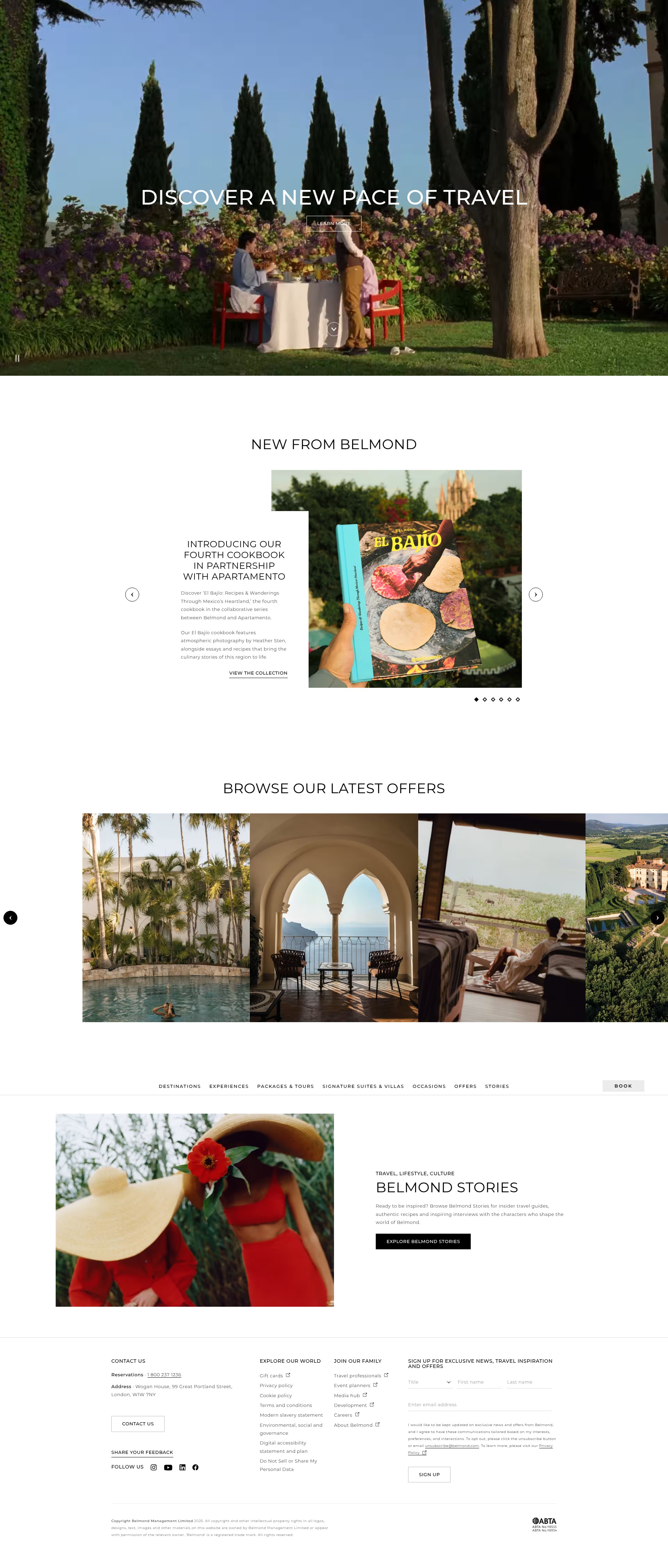 Screenshot of www.belmond.com