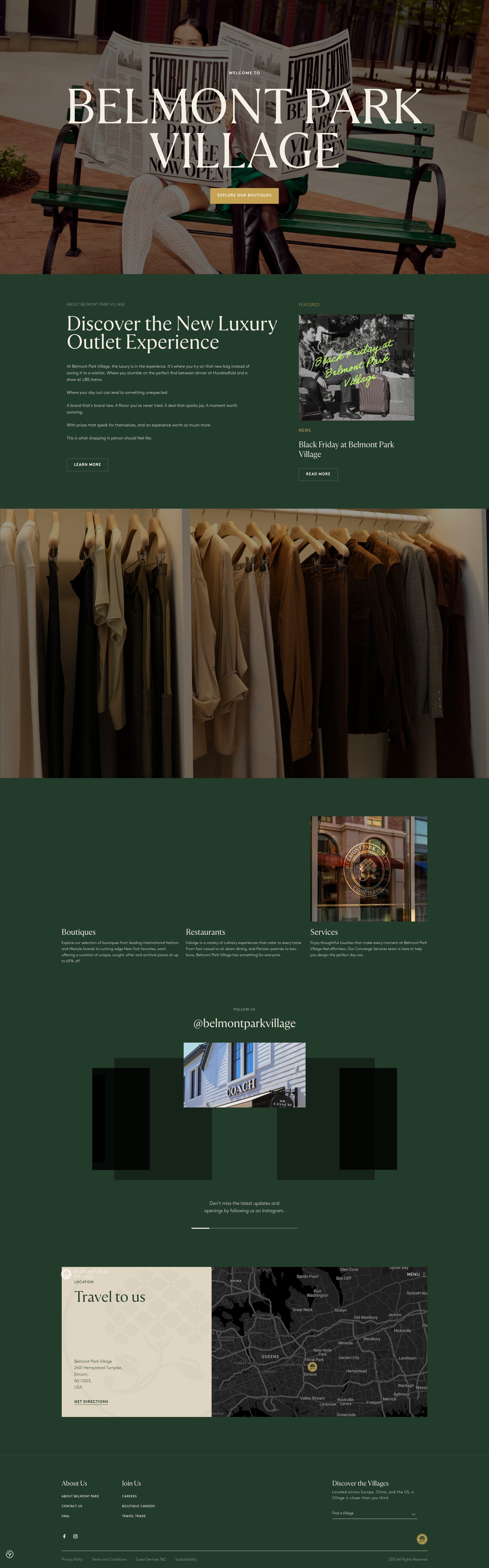 Screenshot of www.belmontparkvillage.com