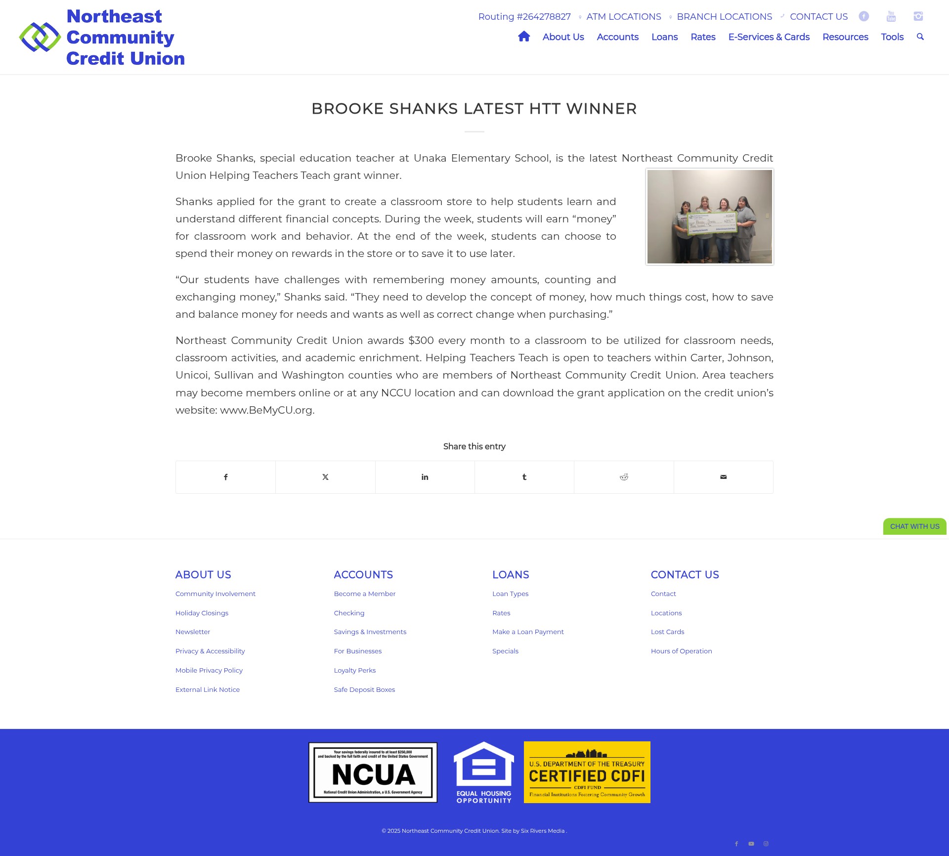 Screenshot of www.bemycu.org