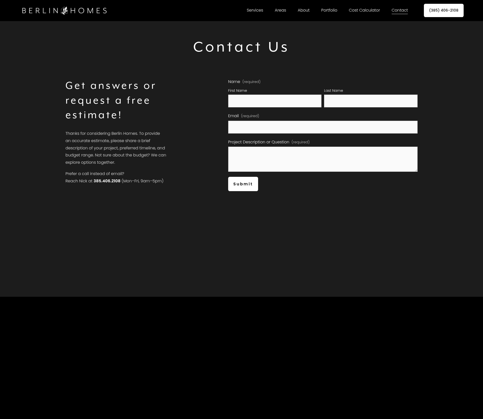 Screenshot of www.berlin-homes.com