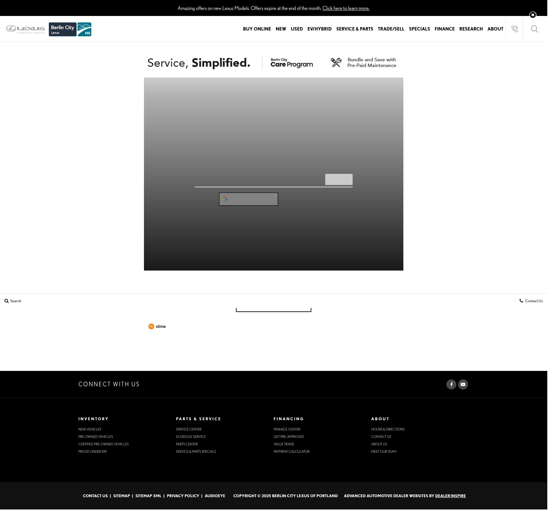 Screenshot of www.berlincitylexus.com
