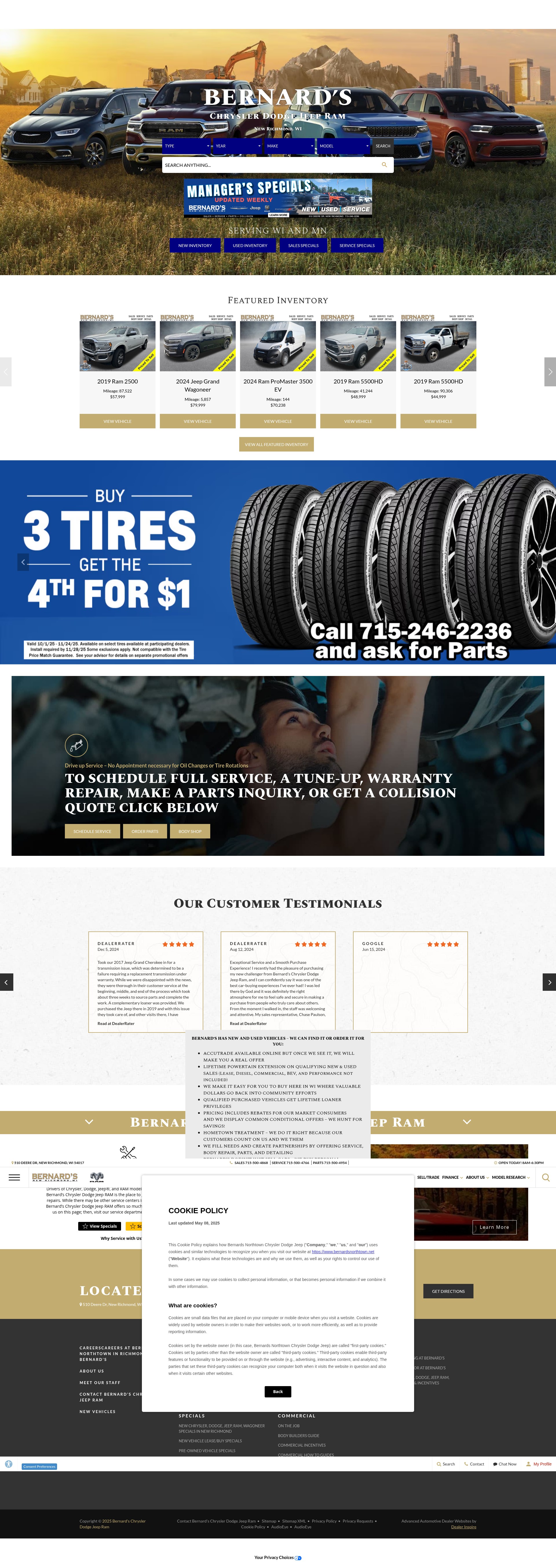 Screenshot of www.bernardsnorthtown.net