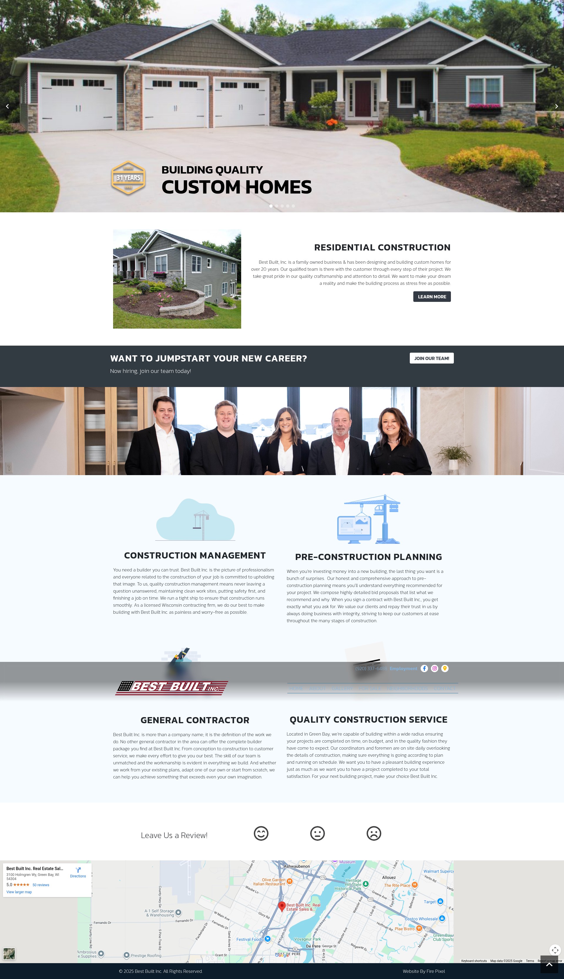 Screenshot of www.bestbuiltinc.com