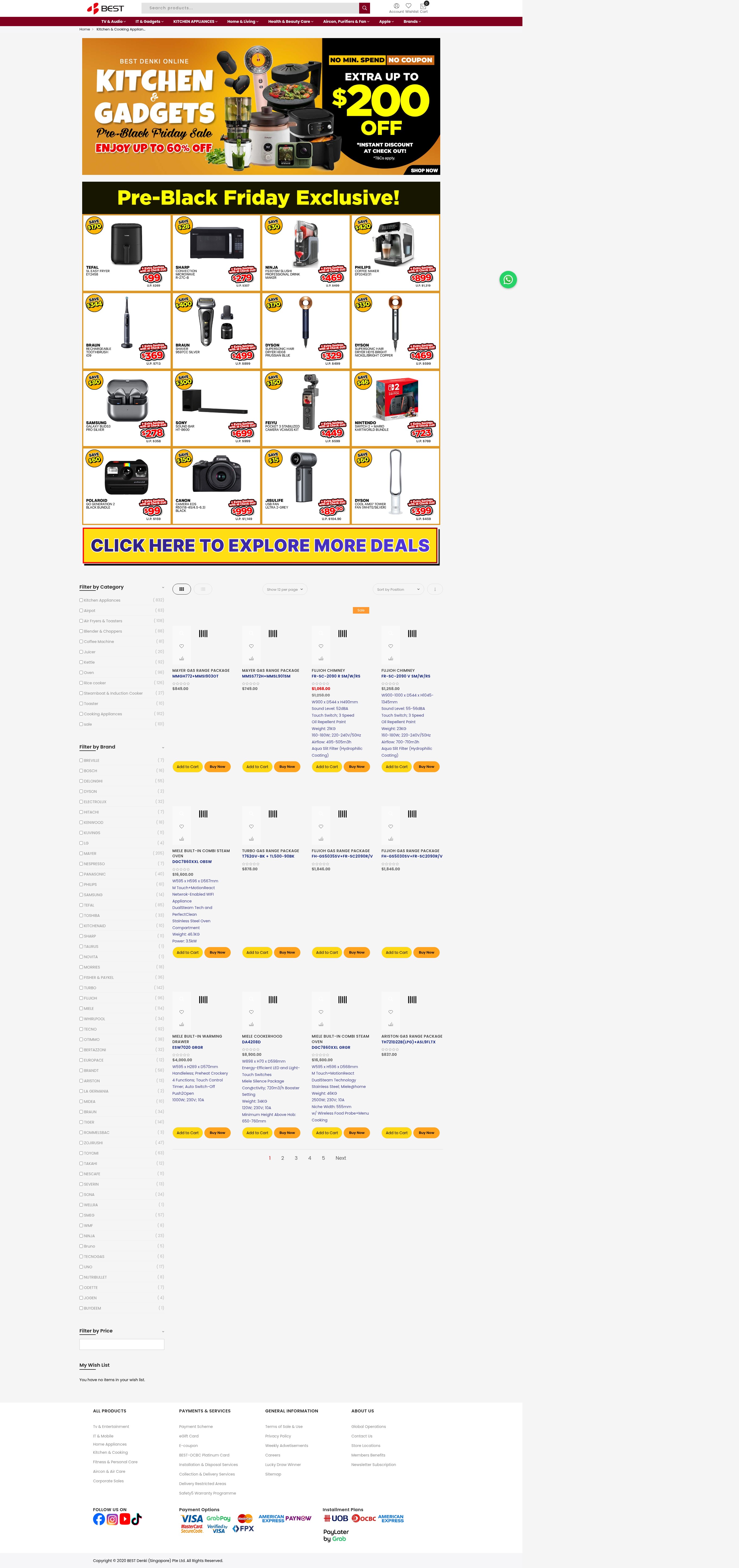 Screenshot of www.bestdenki.com.sg