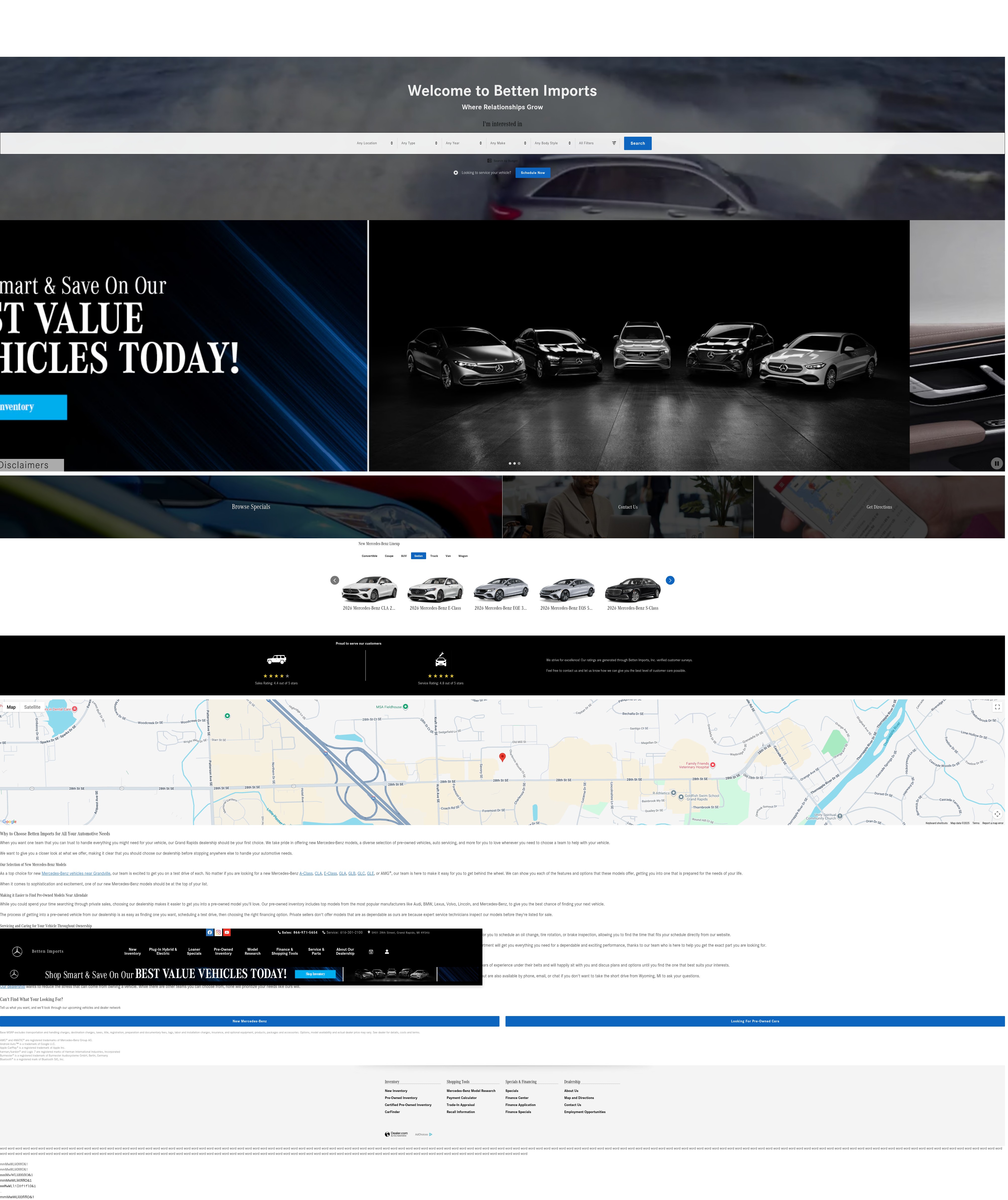 Screenshot of www.betten.mercedesdealer.com