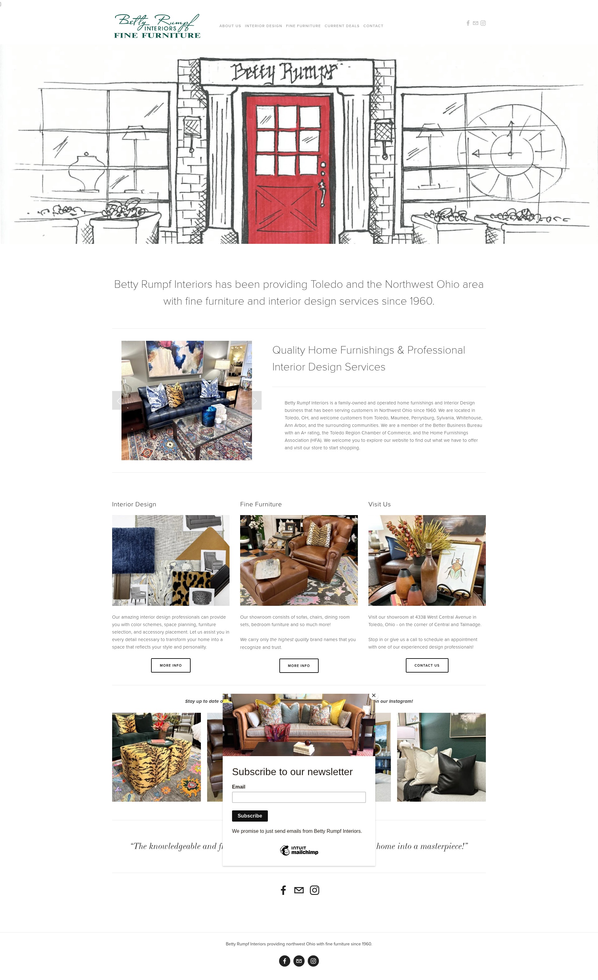 Screenshot of www.bettyrumpf.com