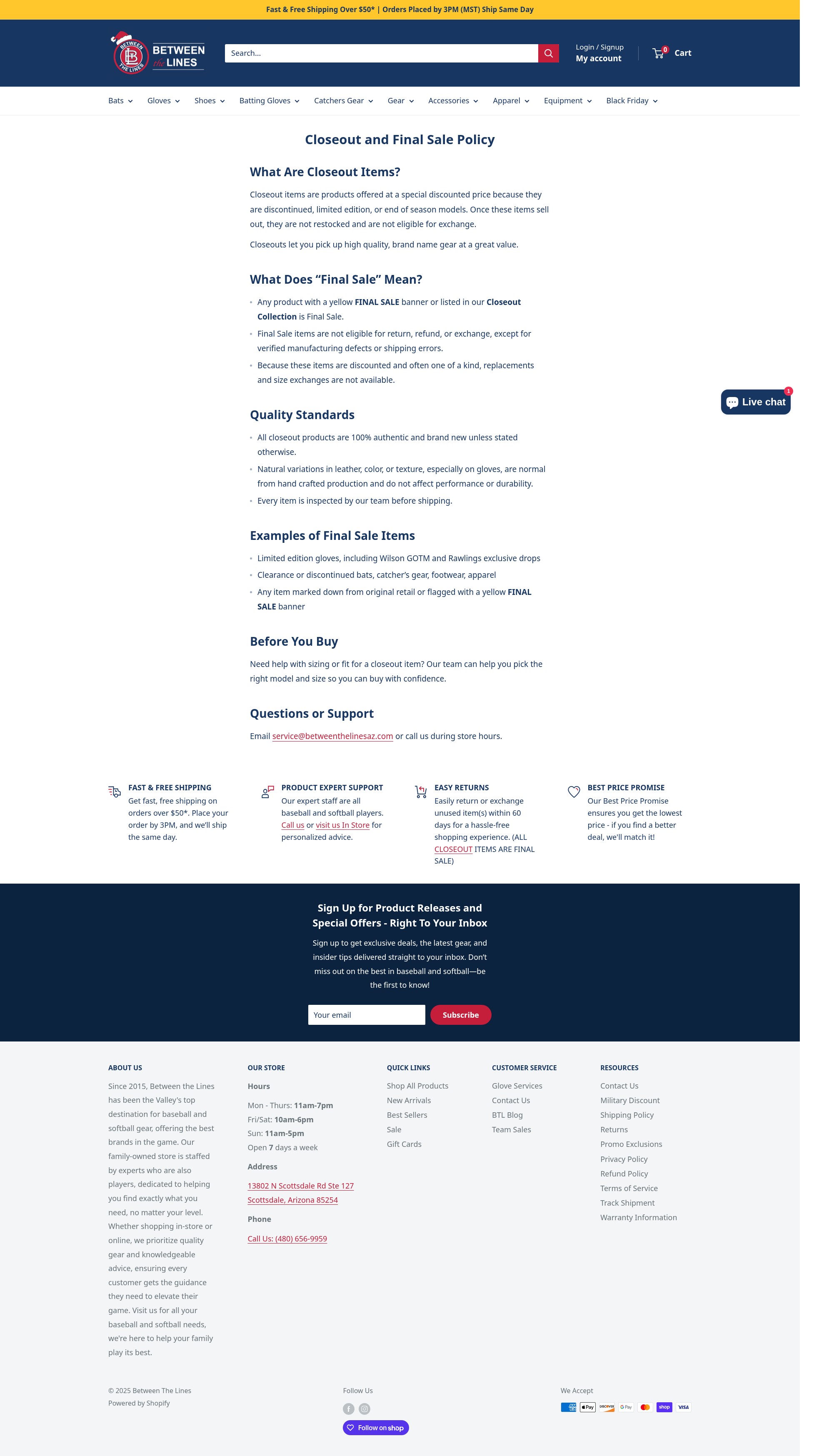 Screenshot of www.betweenthelinesaz.com