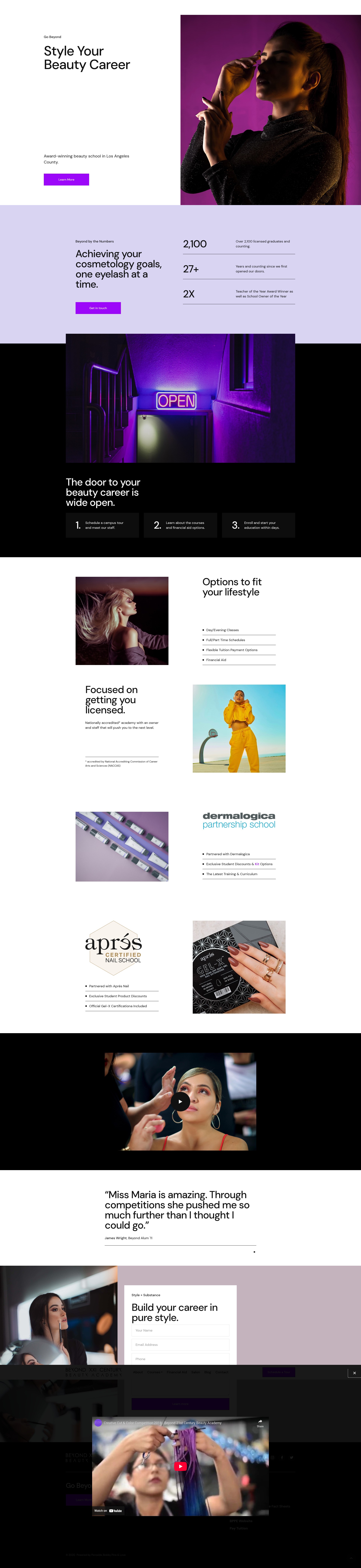 Screenshot of www.beyondcosmo.com
