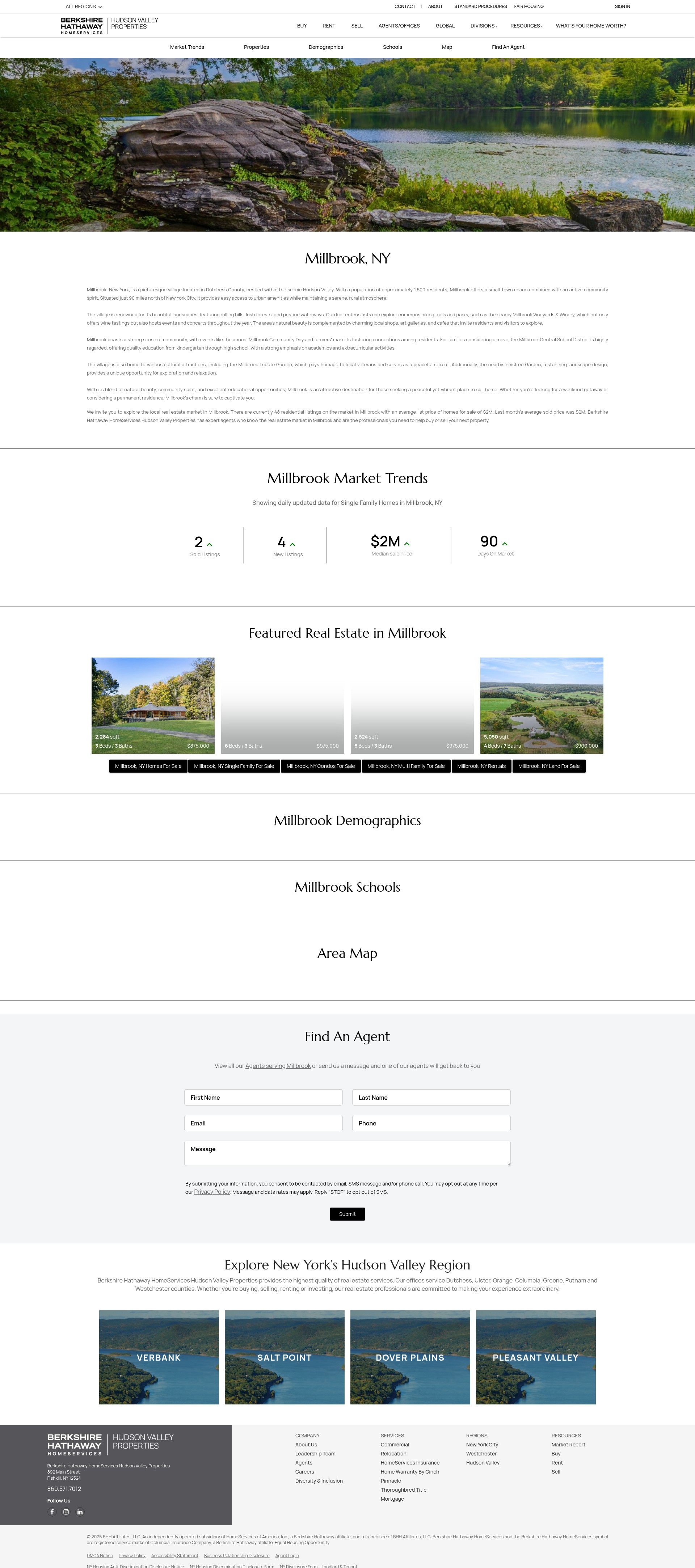 Screenshot of www.bhhshudsonvalley.com