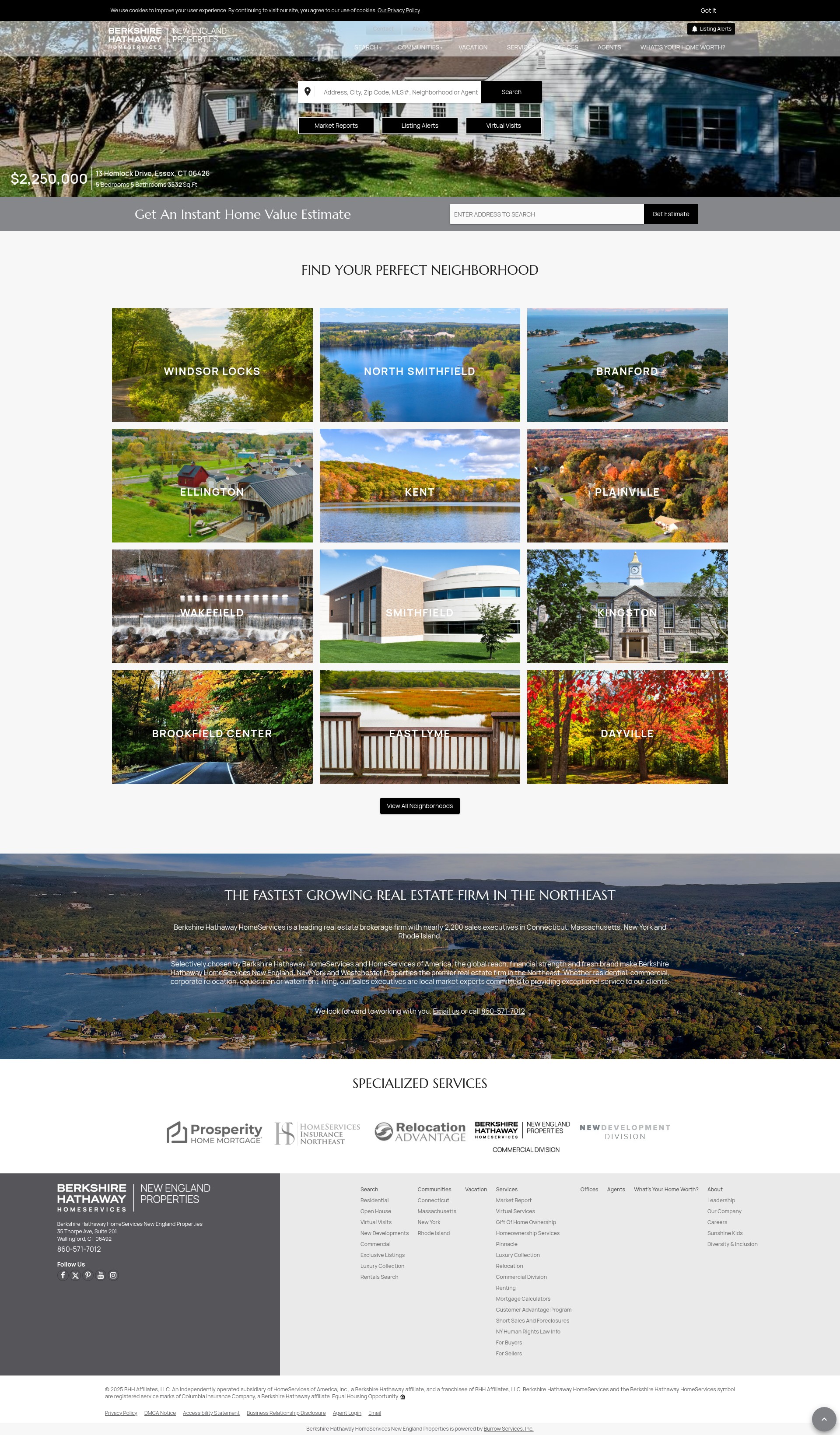 Screenshot of www.bhhsneproperties.com