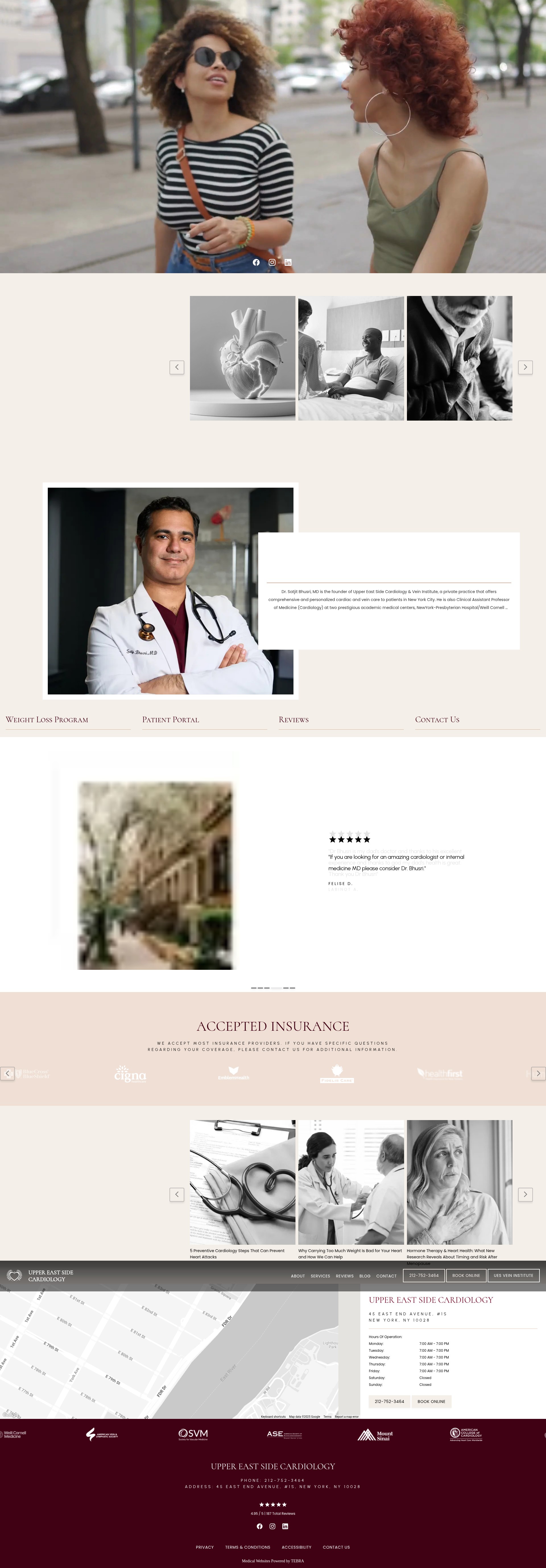 Screenshot of www.bhusriheart.com