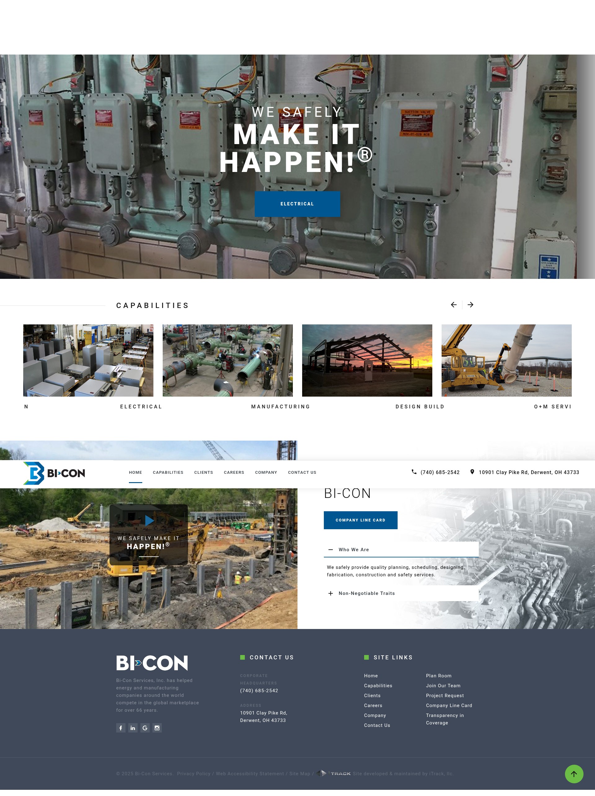 Screenshot of www.bi-conservices.com