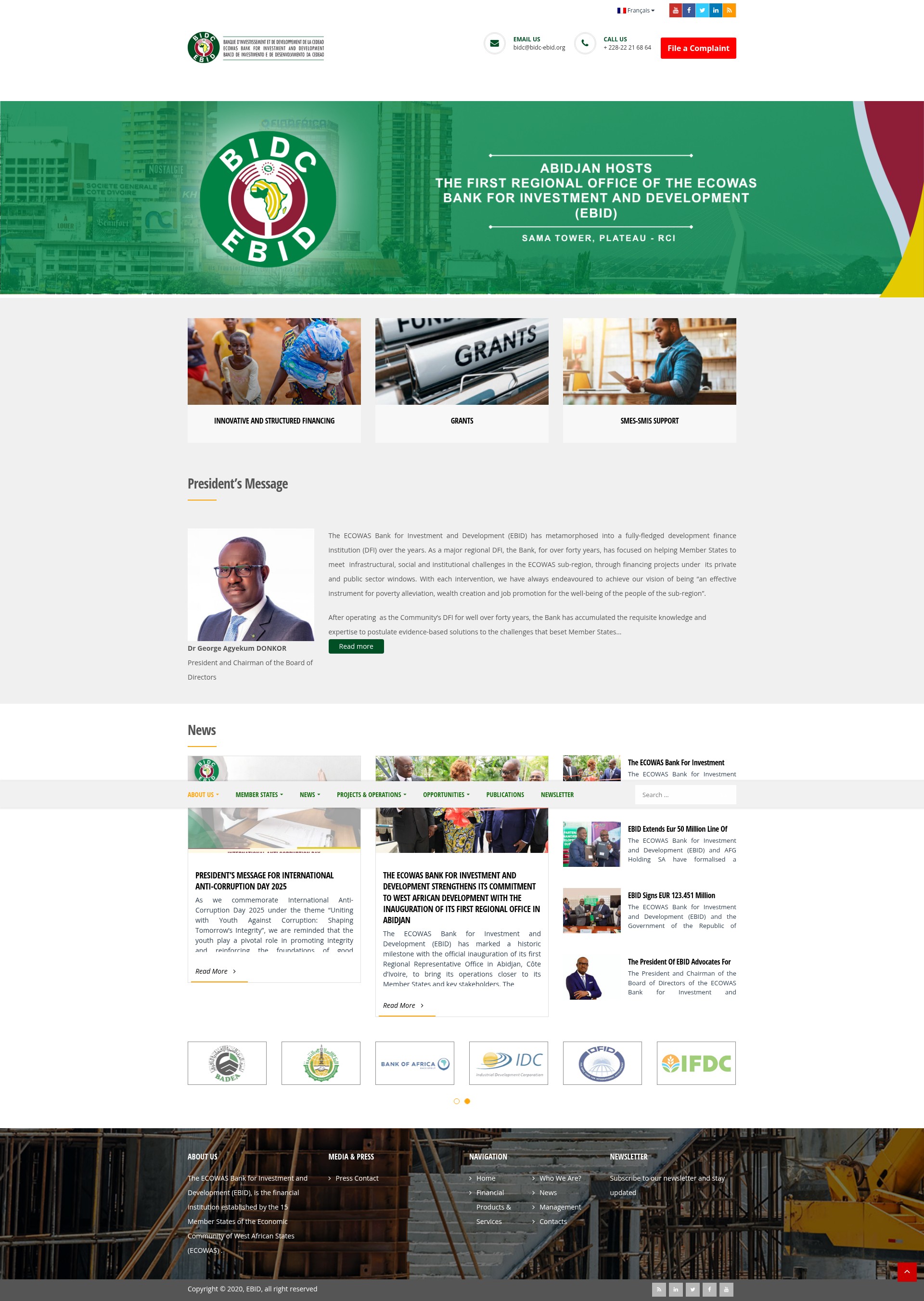 Screenshot of www.bidc-ebid.org