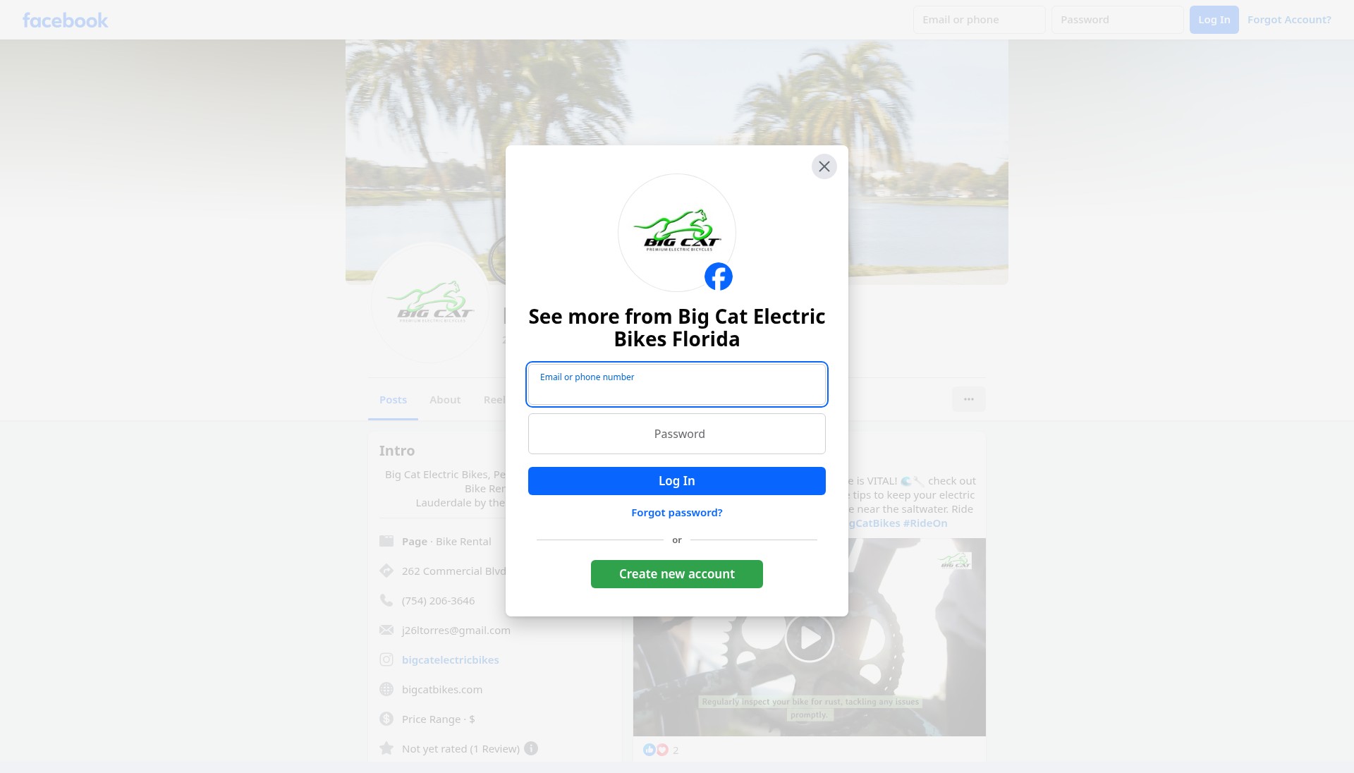 Screenshot of www.bigcatbikes.com