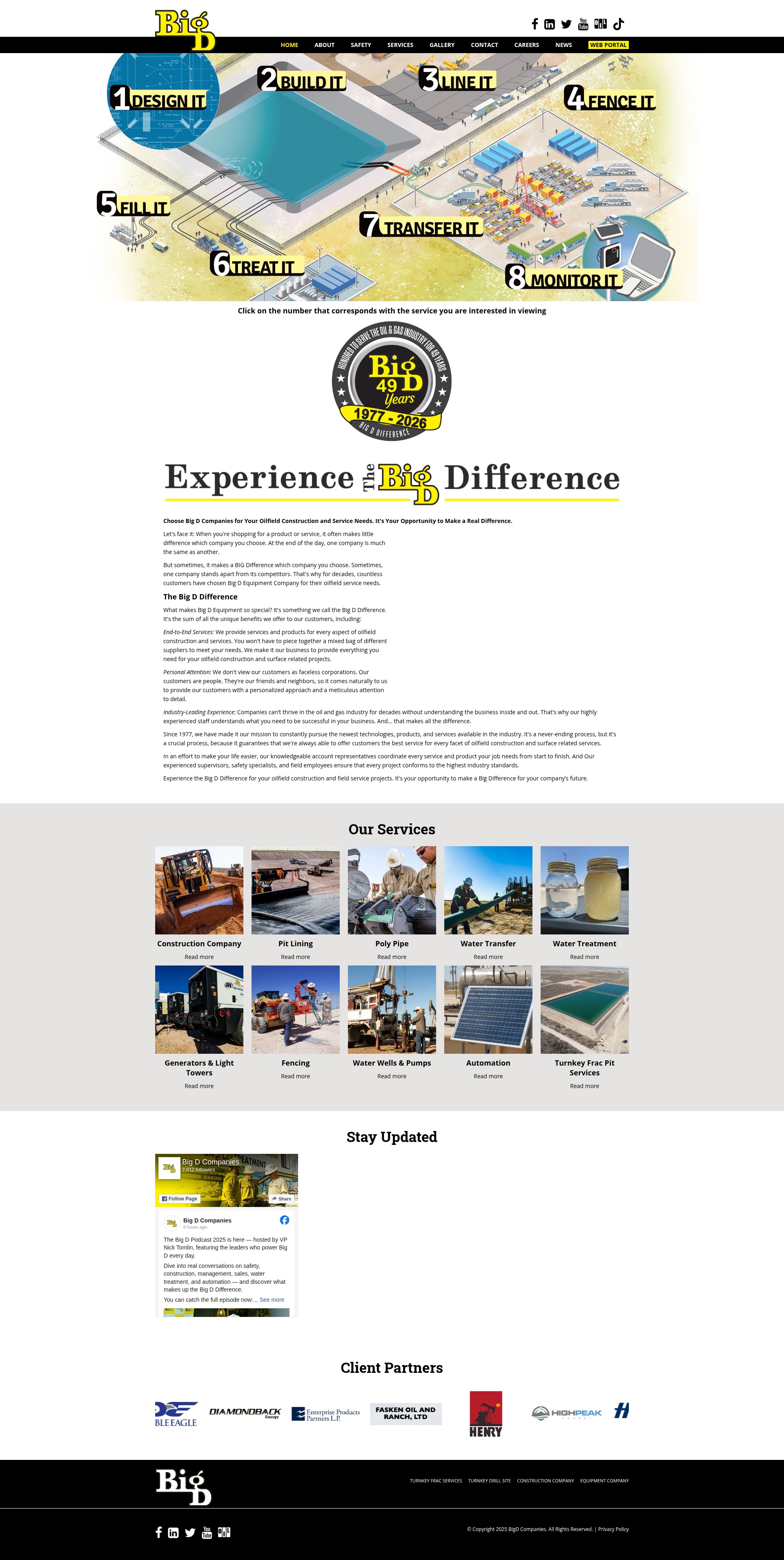 Screenshot of www.bigdco.com