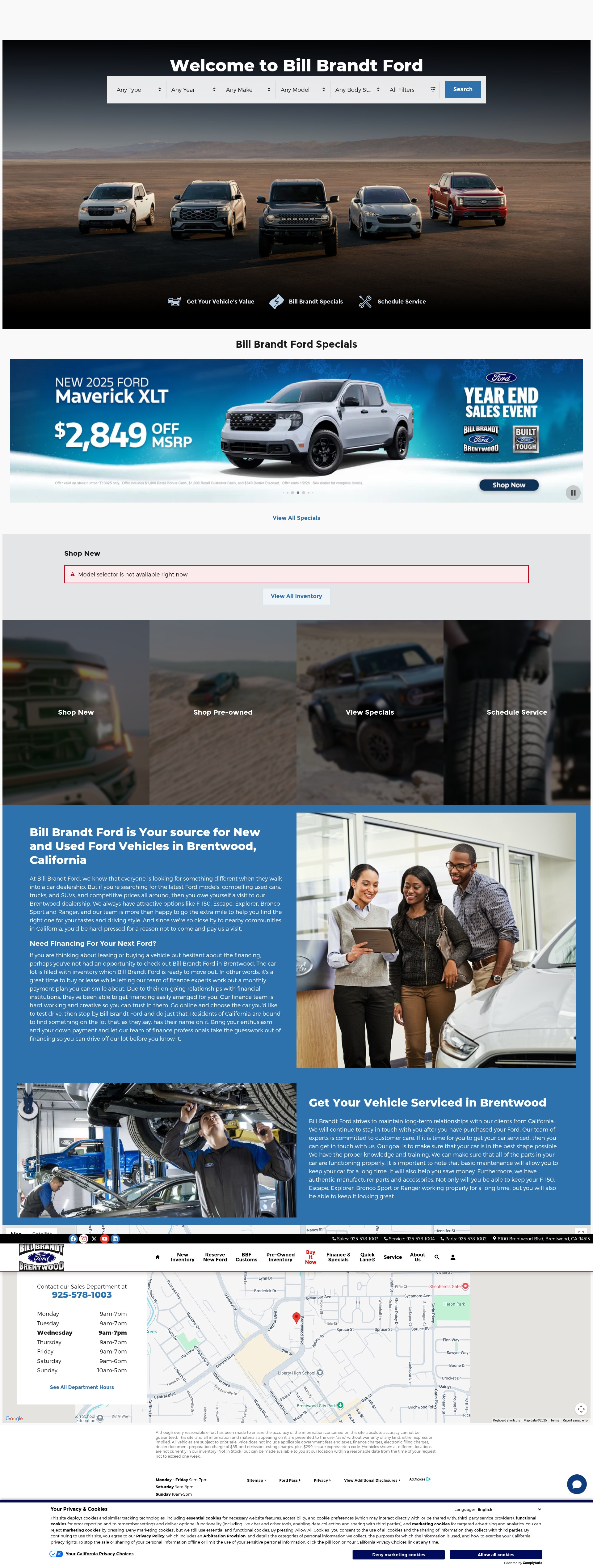 Screenshot of www.billbrandtford.com