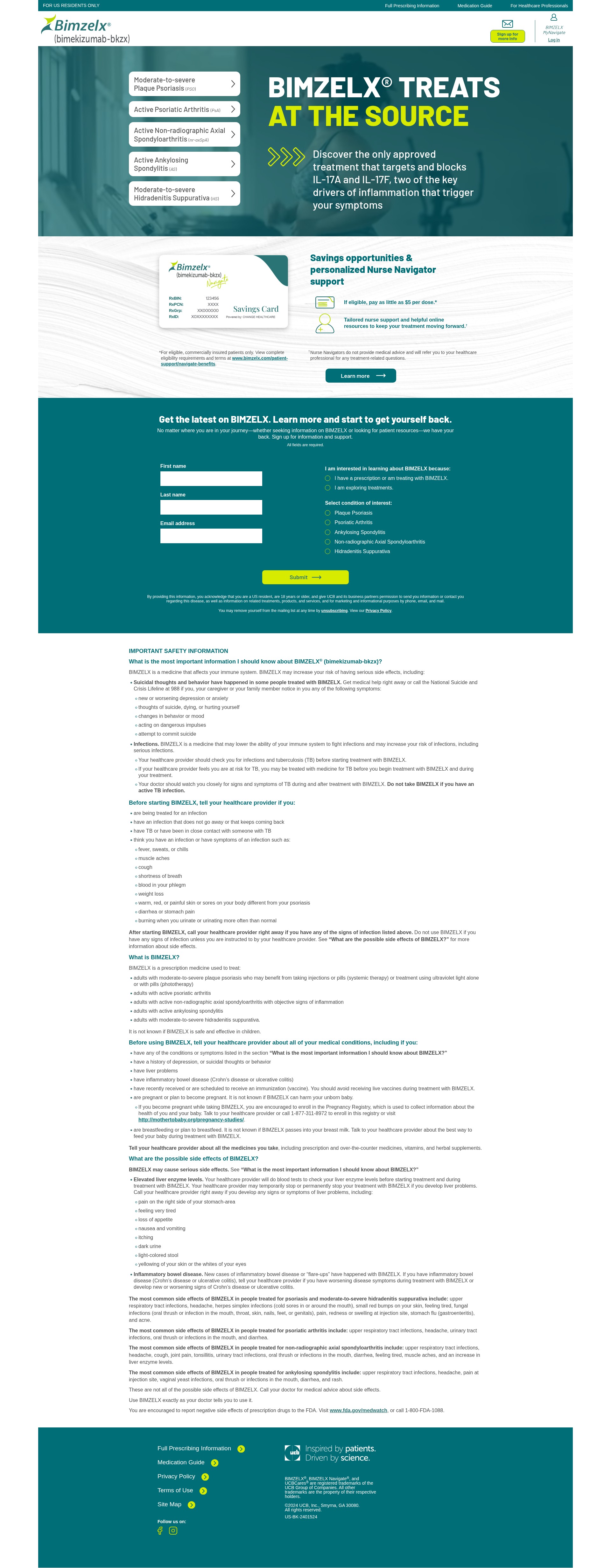 Screenshot of www.bimzelx.com