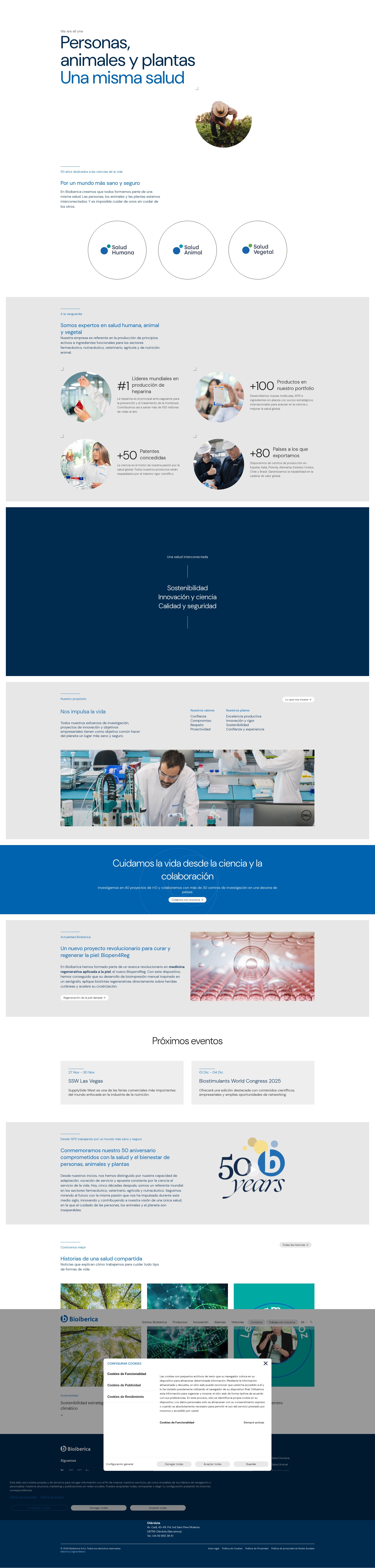 Screenshot of www.bioiberica.com