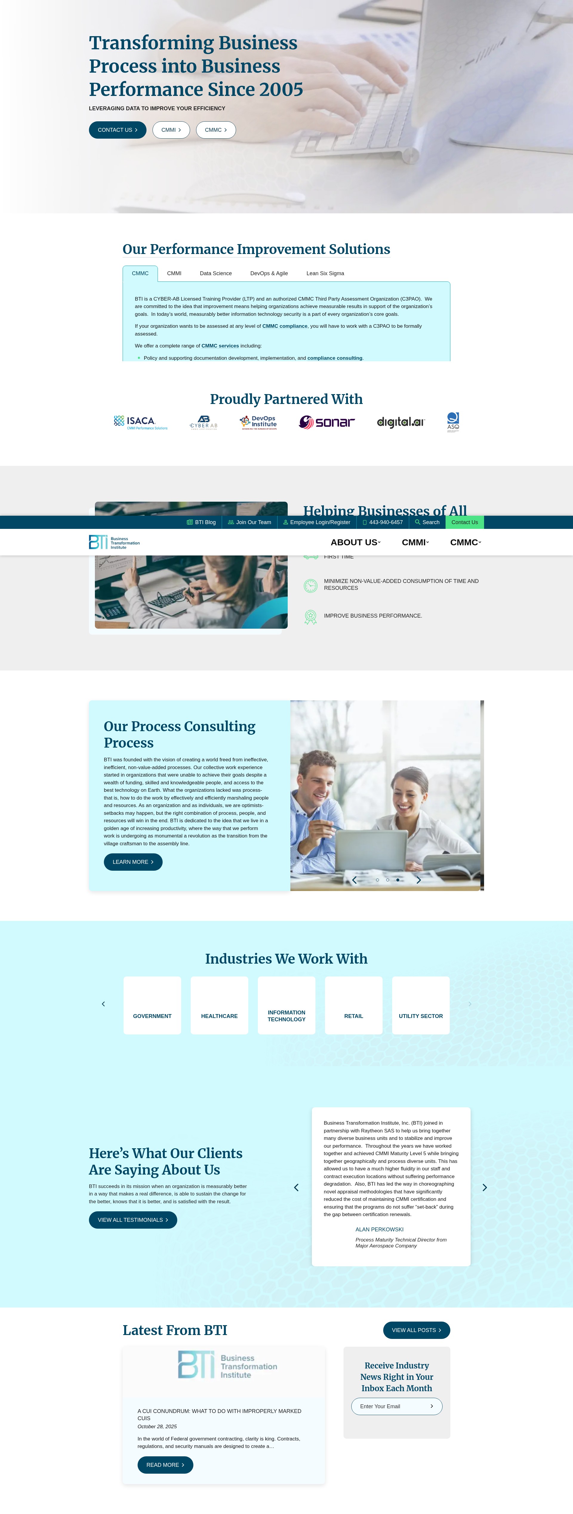 Screenshot of www.biztransform.net