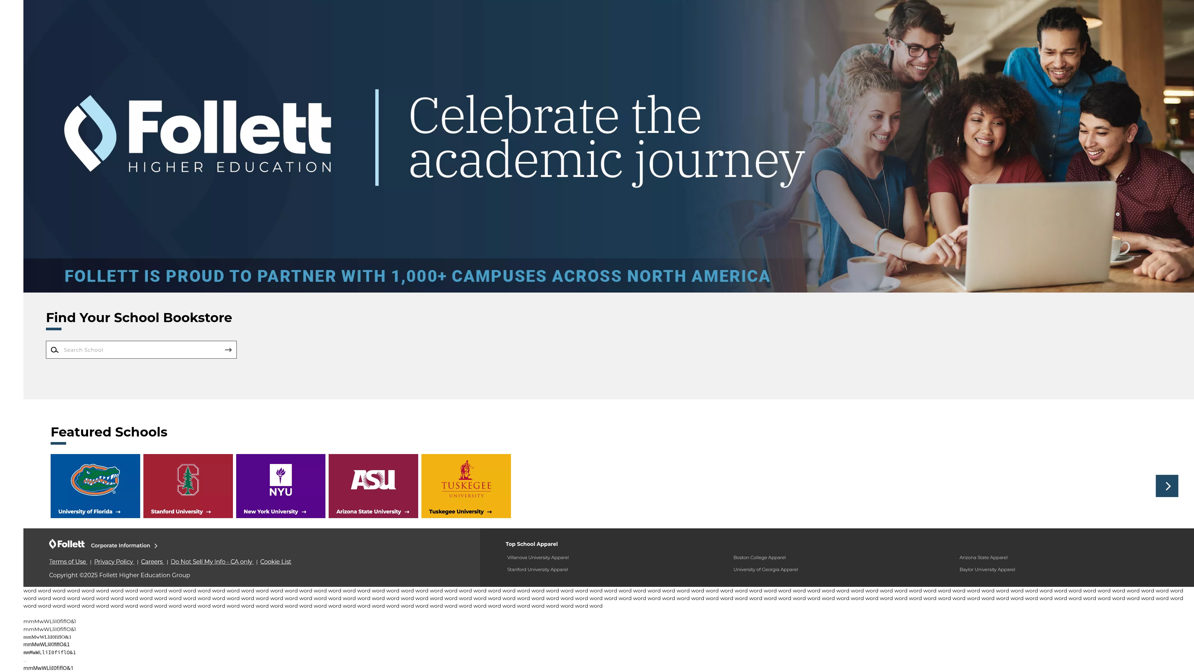 Screenshot of www.bkstr.com