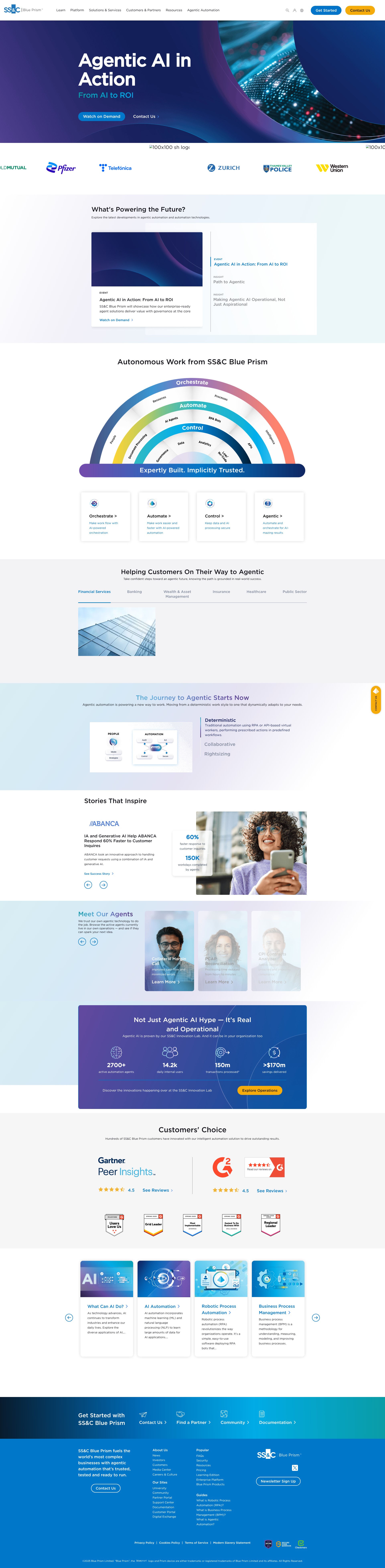 Screenshot of www.blueprism.com