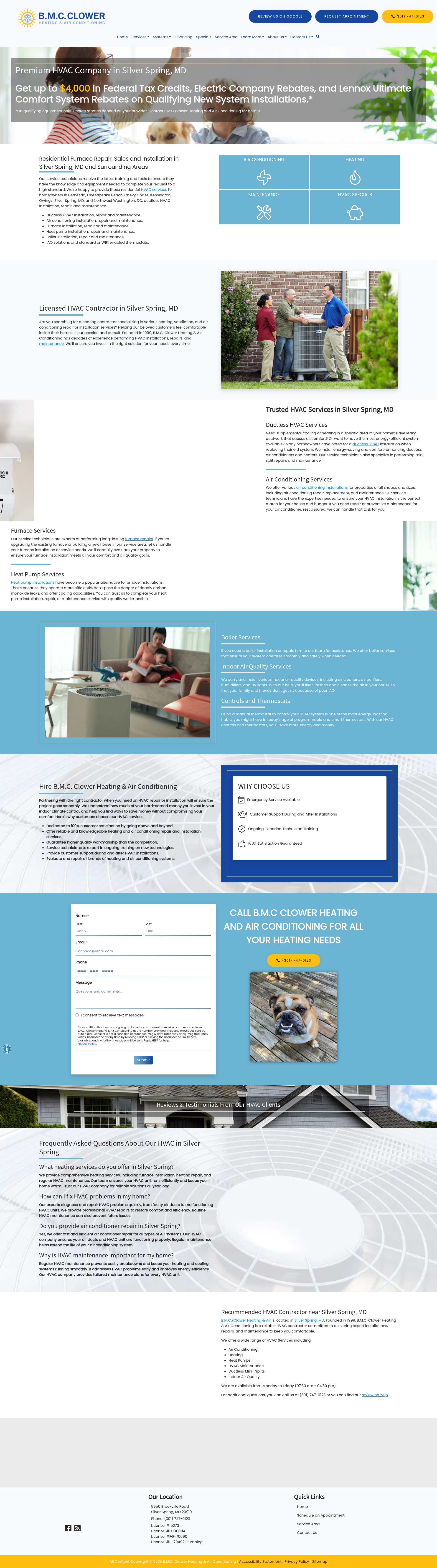 Screenshot of www.bmcclower.com
