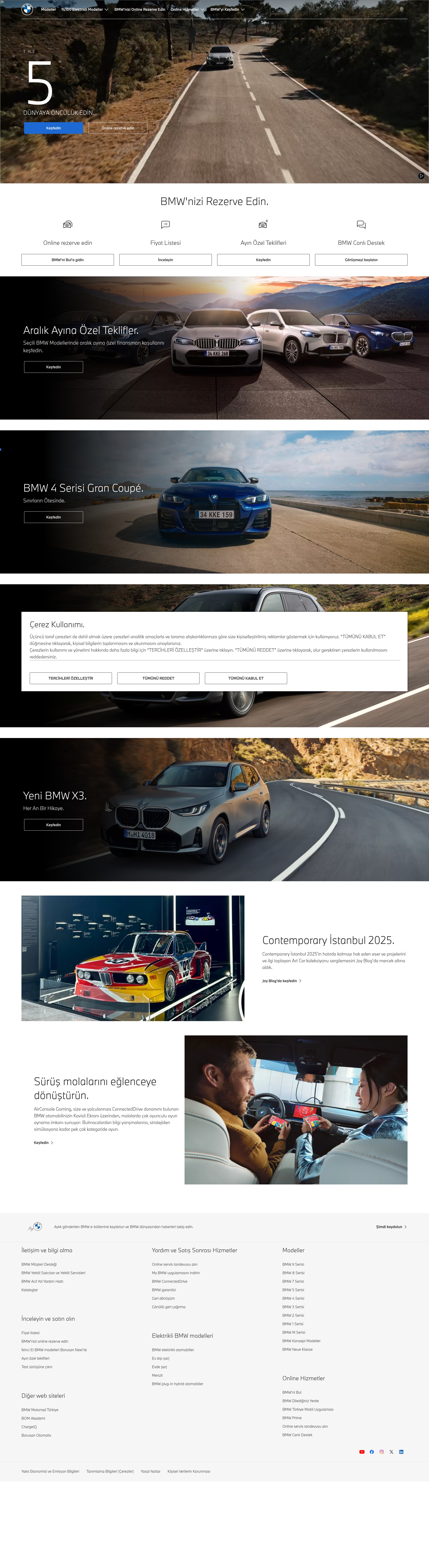 Screenshot of www.bmw.com.tr