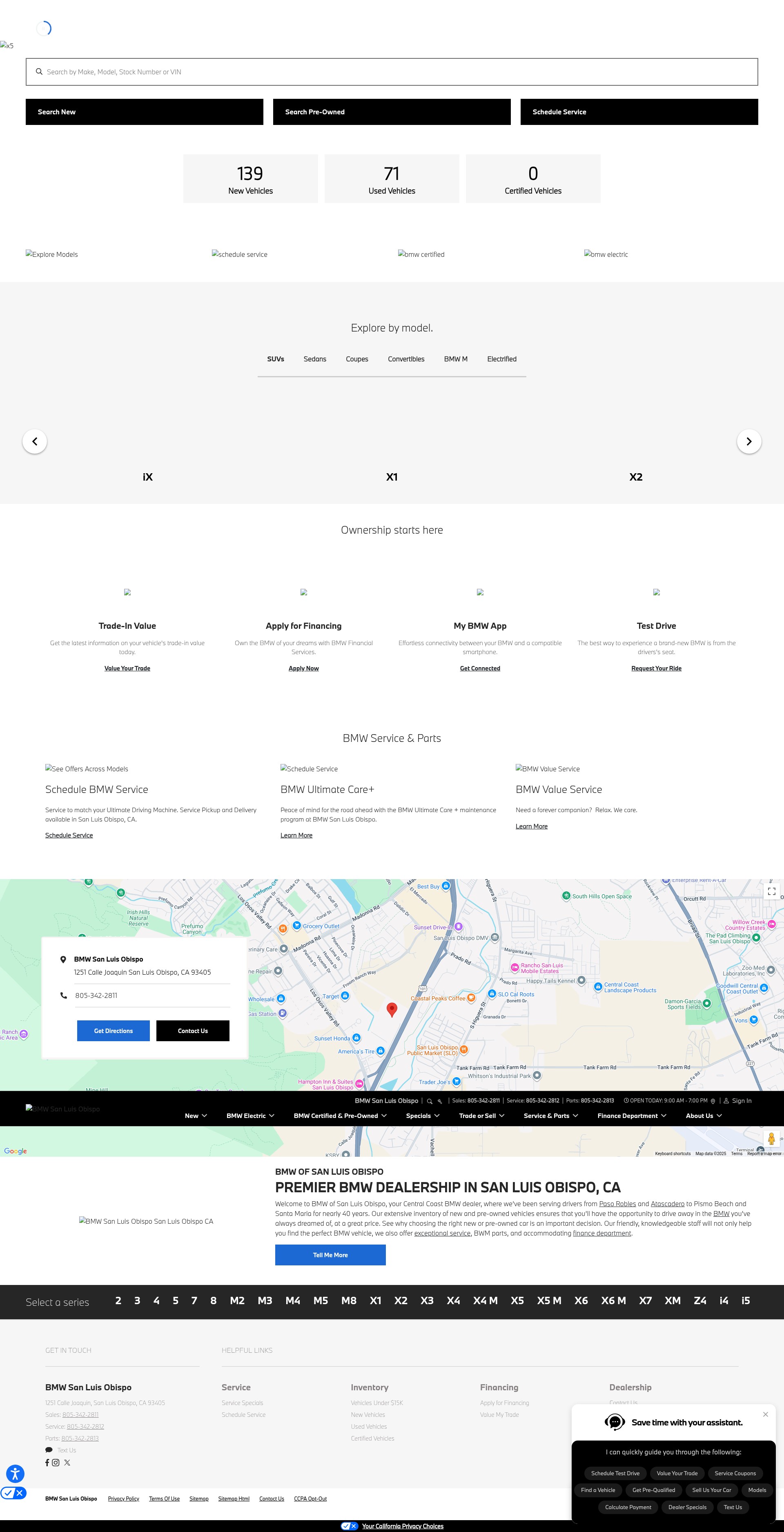 Screenshot of www.bmwofslo.com