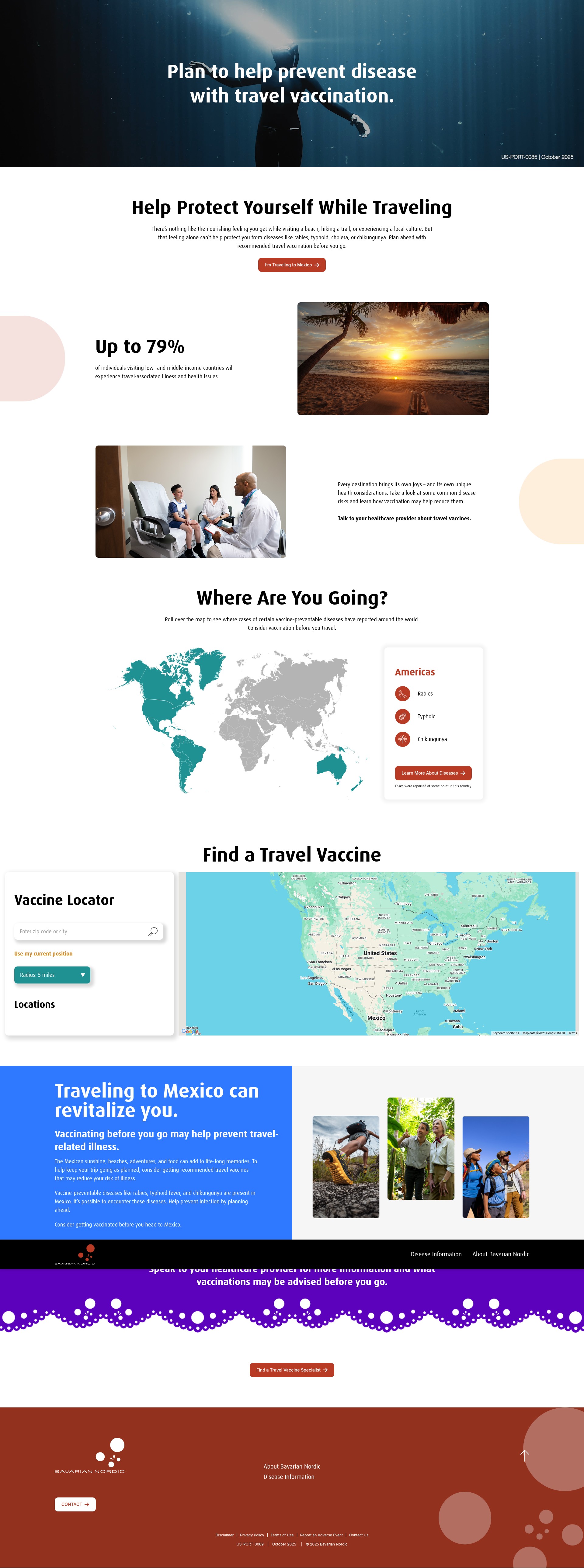 Screenshot of www.bntravelvax.com