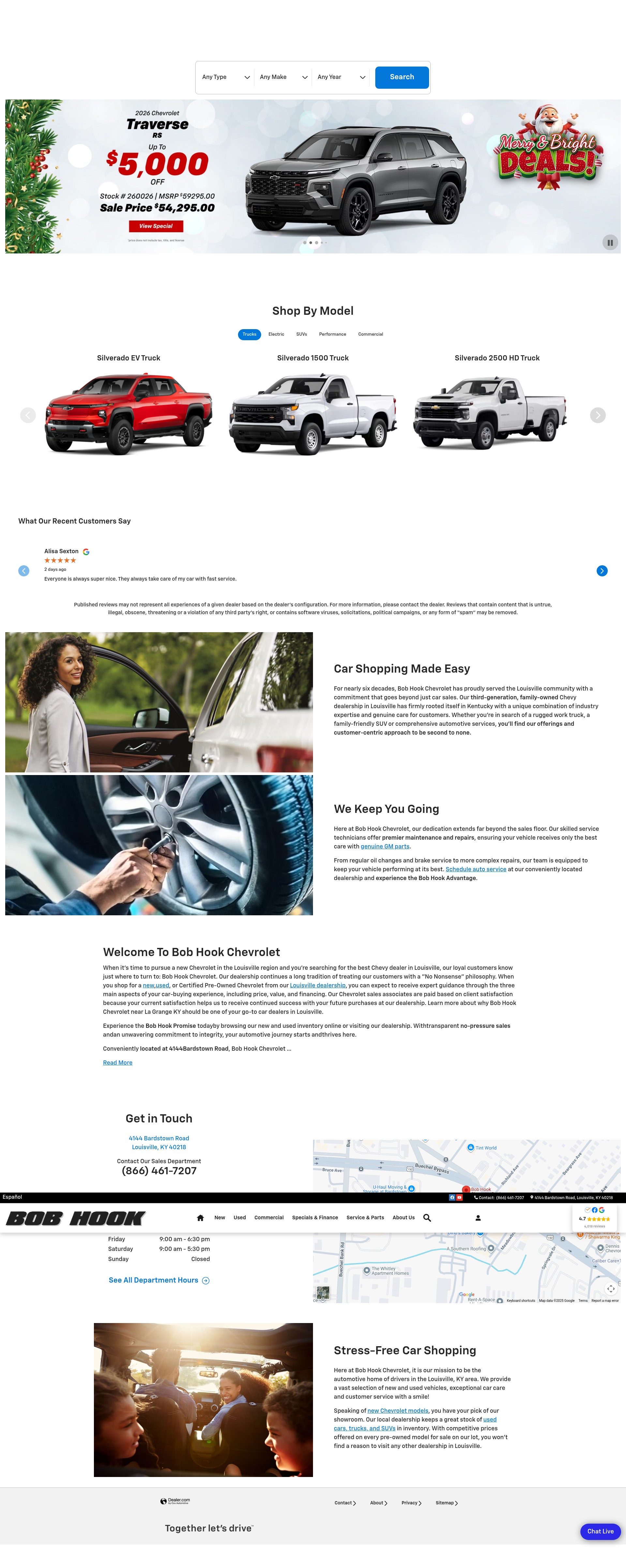 Screenshot of www.bobhook.com