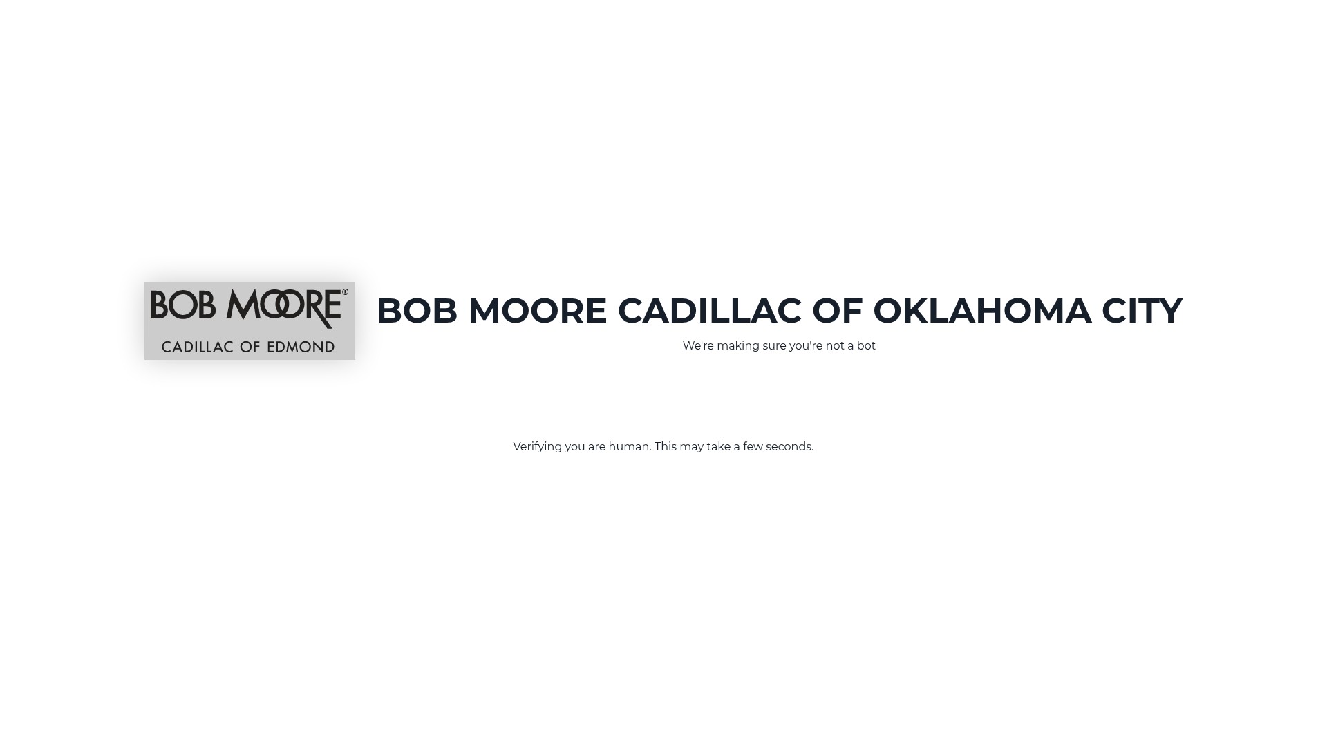 Screenshot of www.bobmoorecadillacokc.com