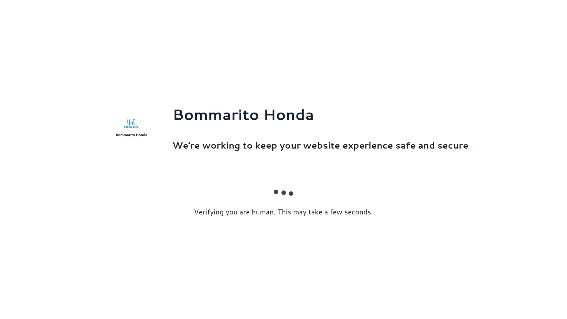 Screenshot of www.bommaritohonda.com