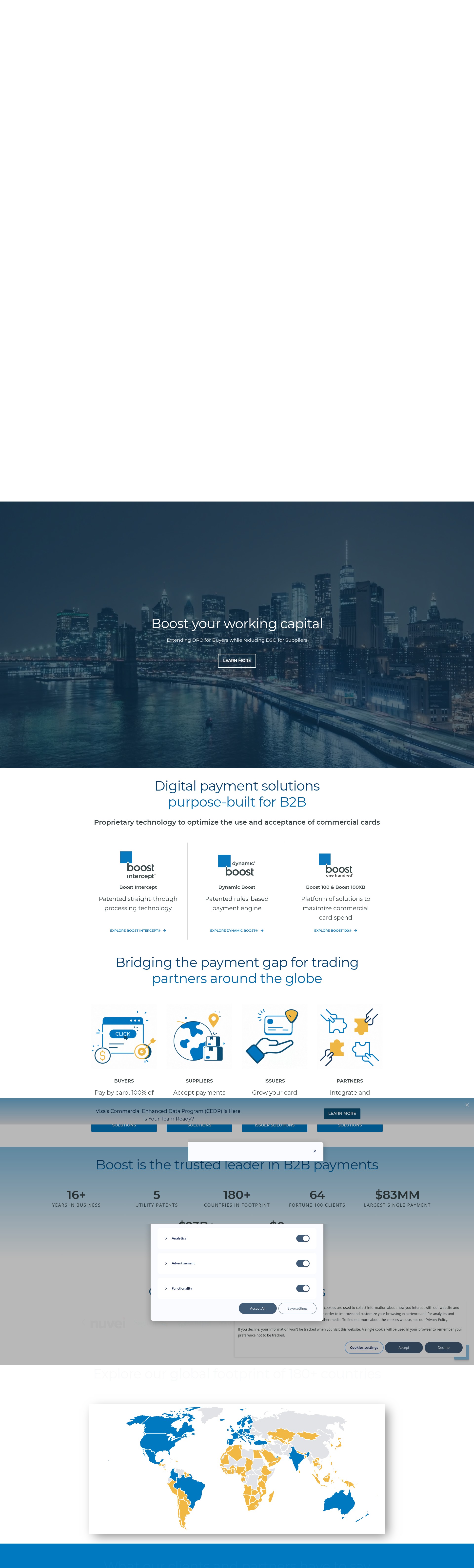 Screenshot of www.boostb2b.com