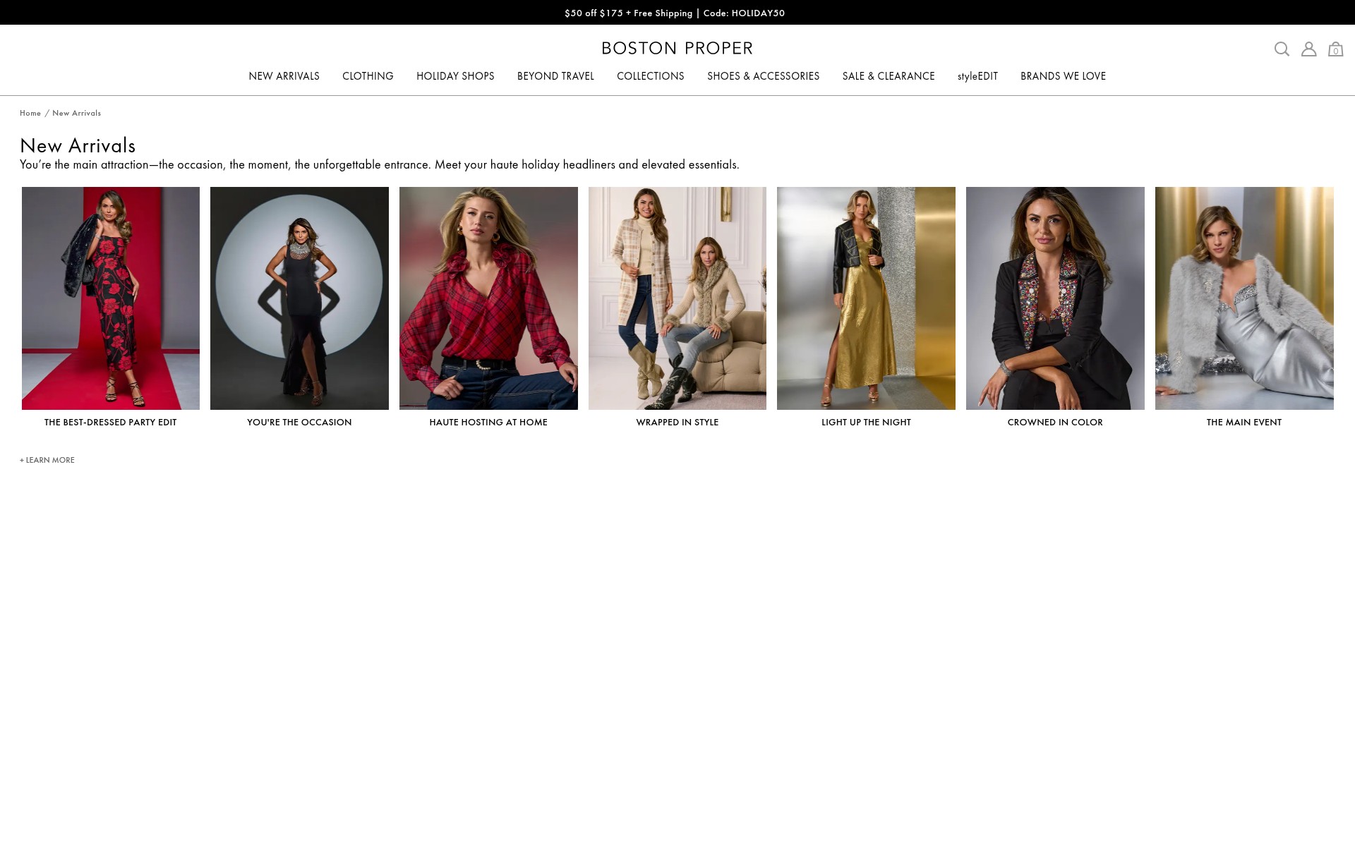 Screenshot of www.bostonproper.com