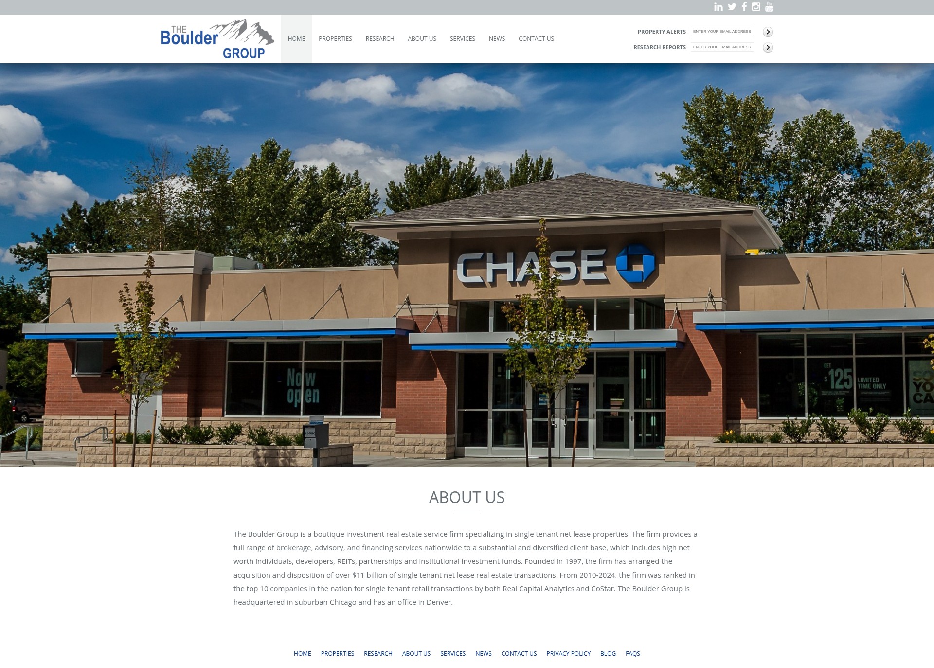 Screenshot of www.bouldergroup.com