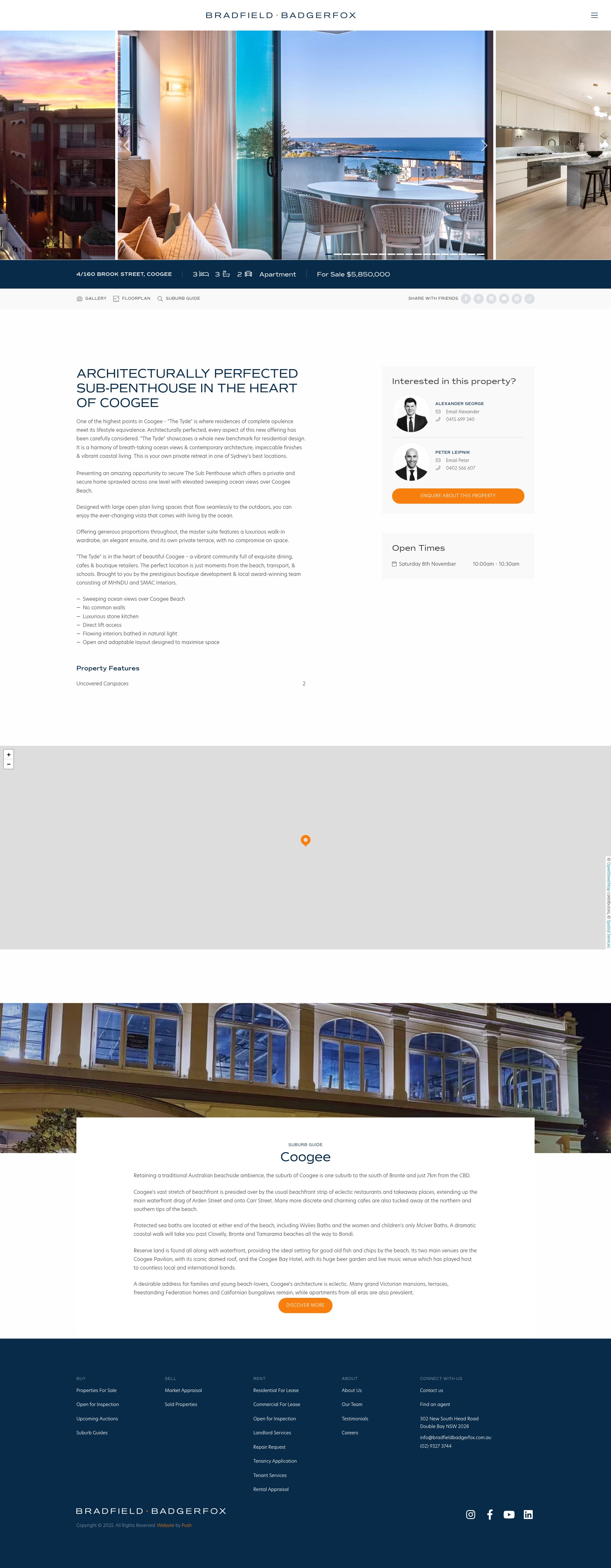 Screenshot of www.bradfieldbadgerfox.com.au