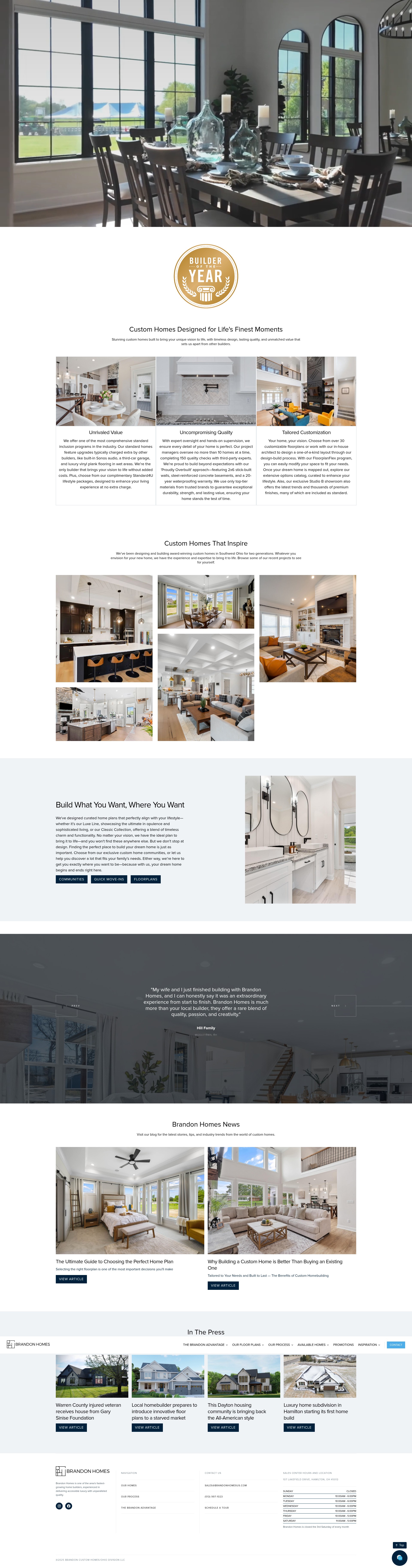 Screenshot of www.brandonhomesus.com