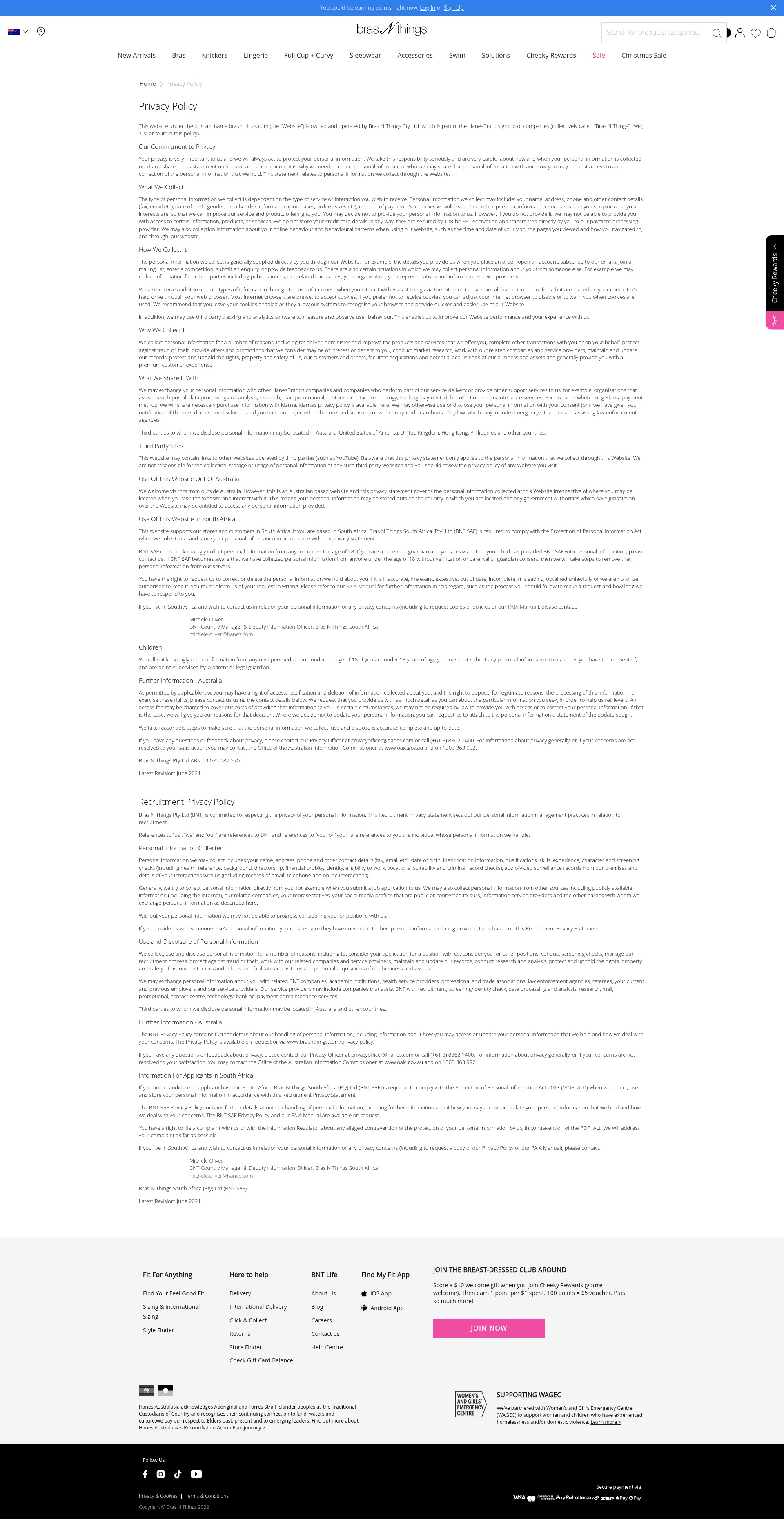 Screenshot of www.brasnthings.com