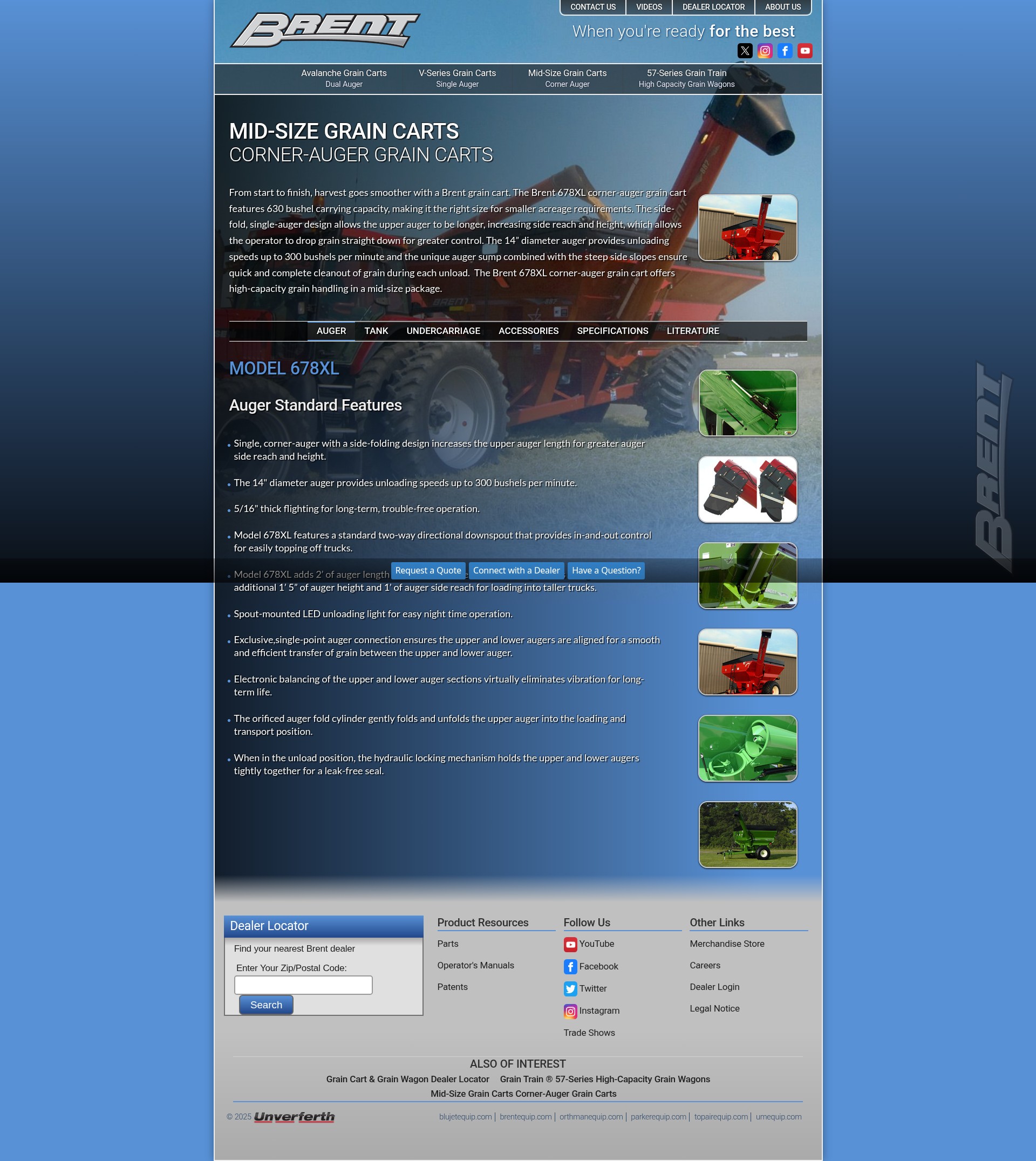 Screenshot of www.brentequip.com