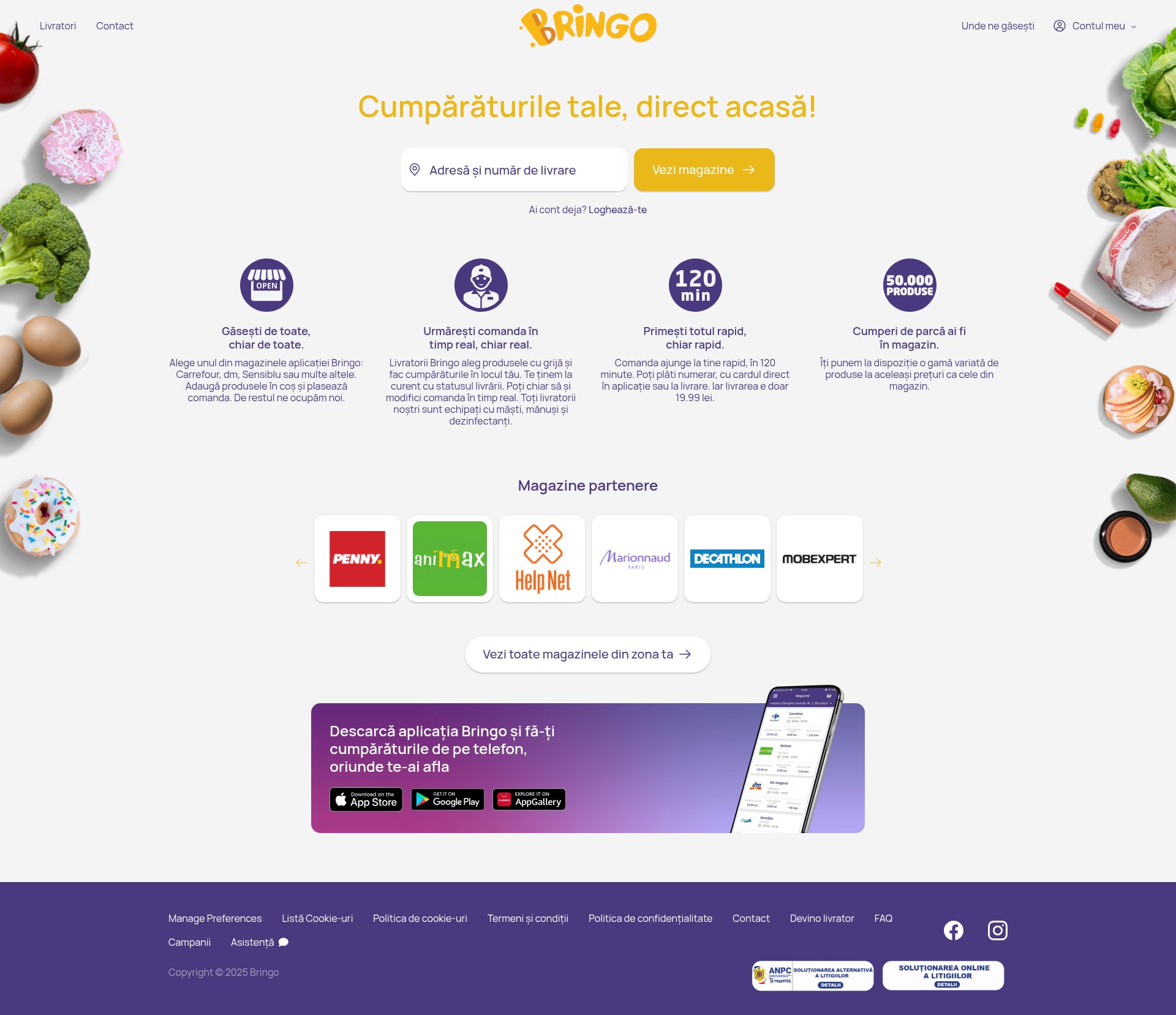 Screenshot of www.bringo.ro