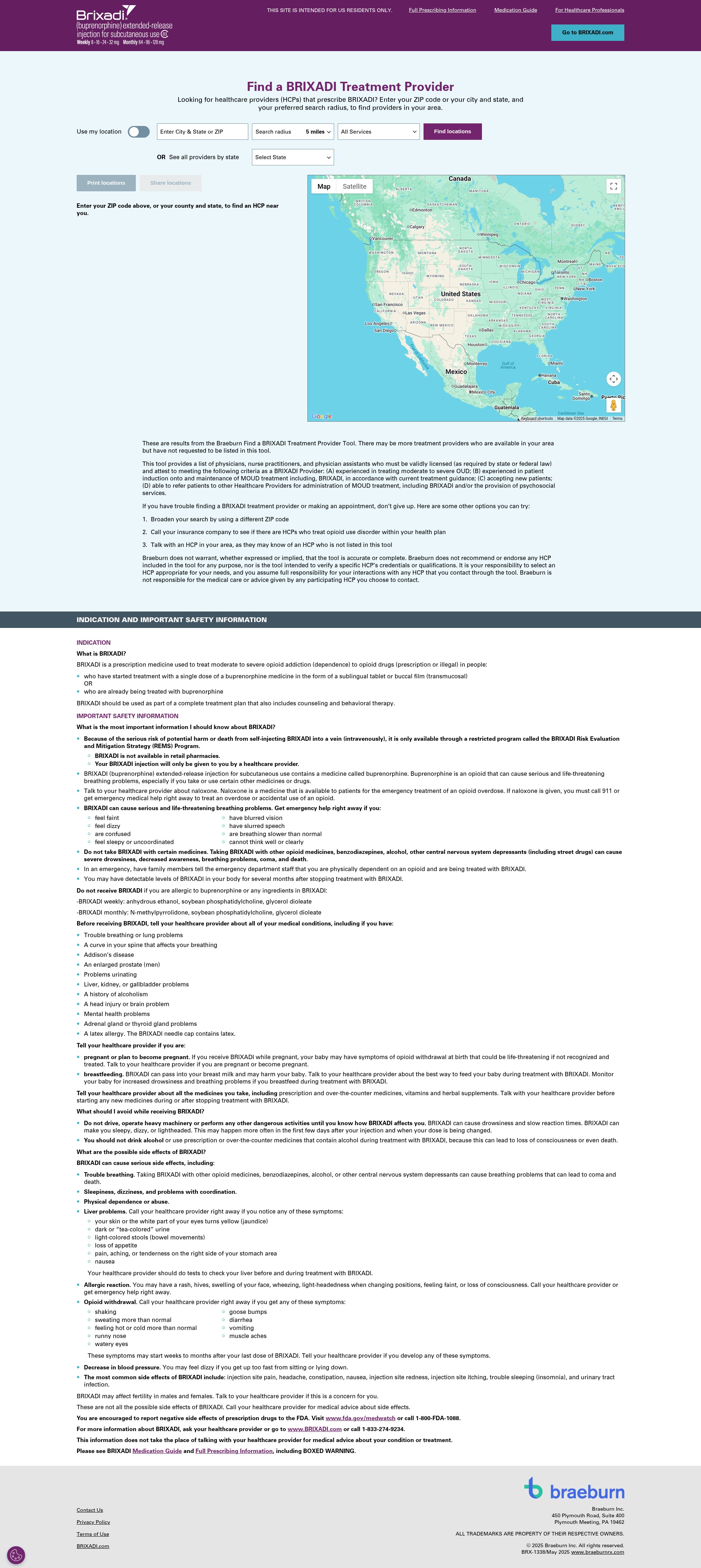 Screenshot of www.brixadifinder.com