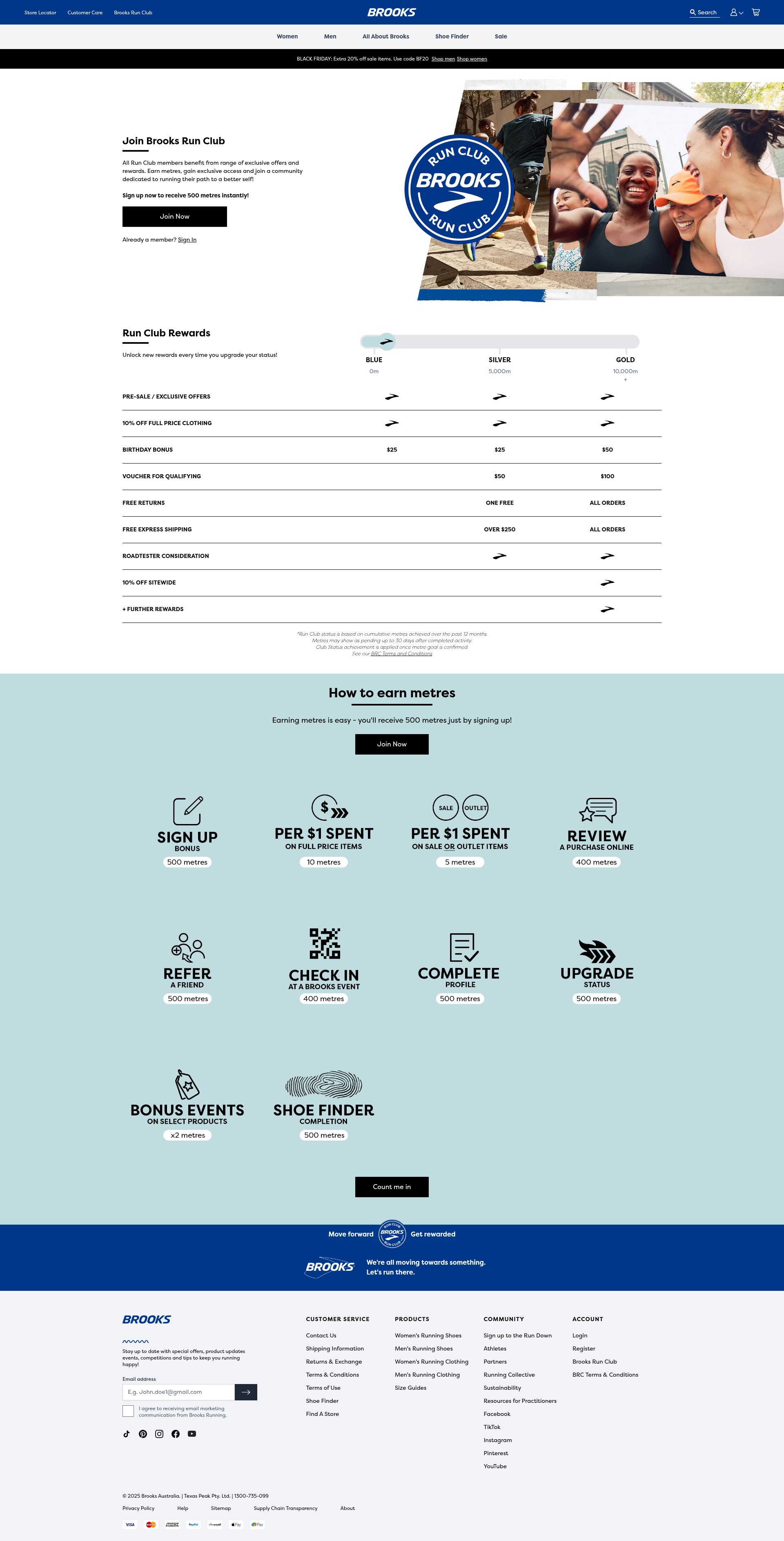 Screenshot of www.brooksrunning.com.au