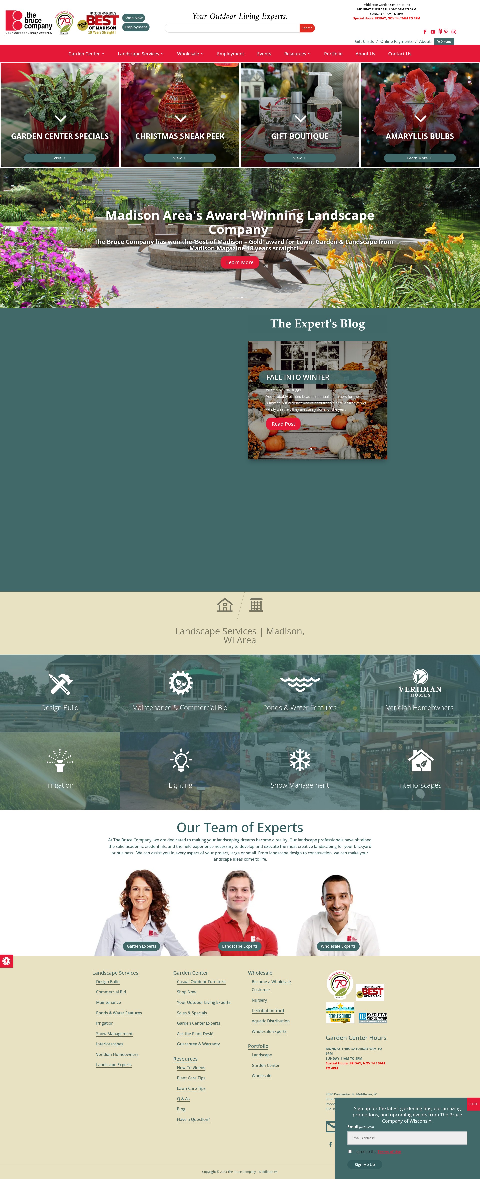 Screenshot of www.brucecompany.com