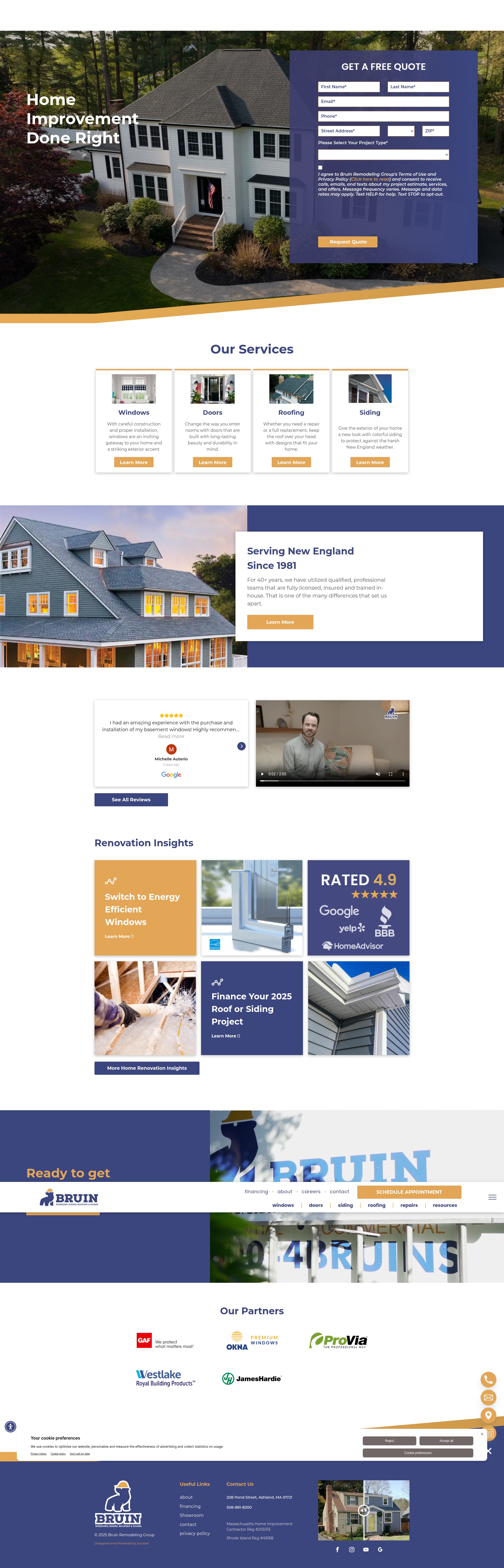 Screenshot of www.bruincorp.net