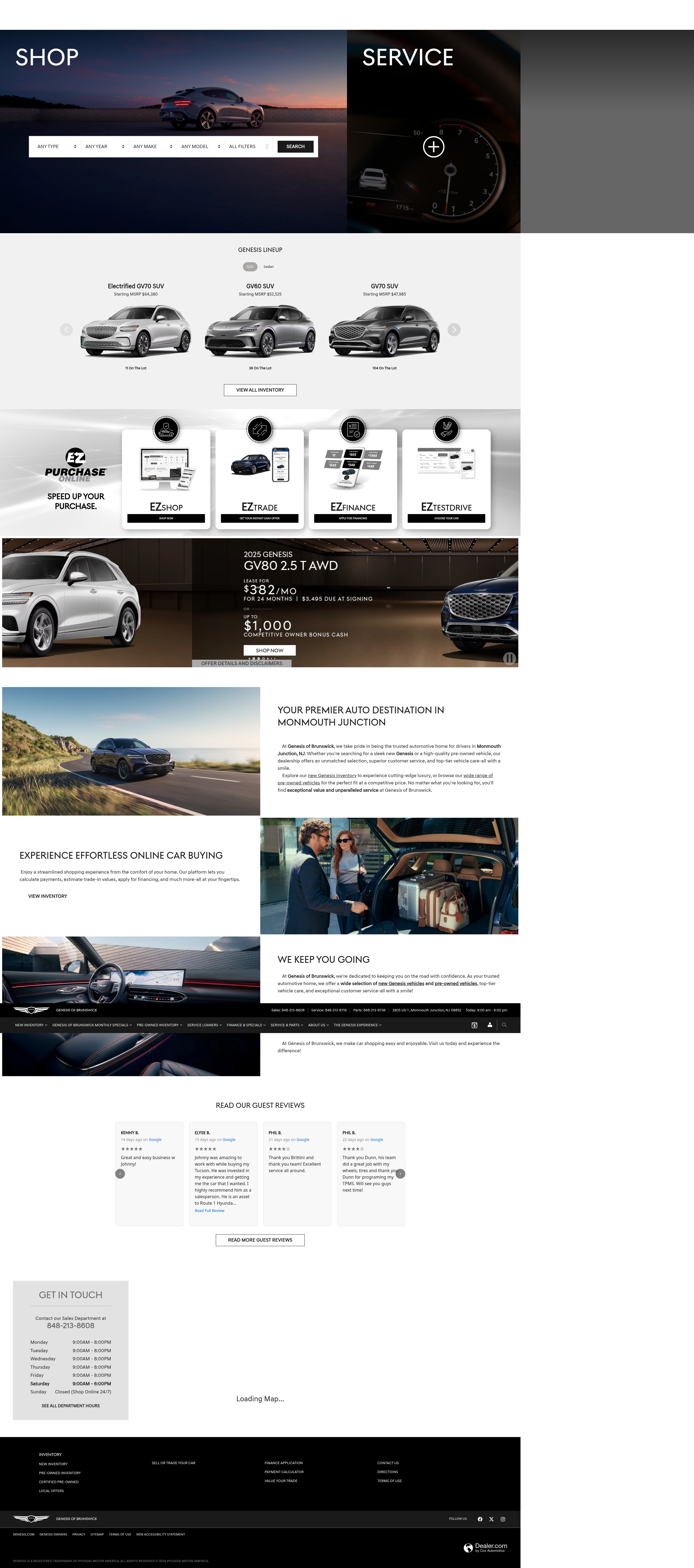 Screenshot of www.brunswickgenesis.com